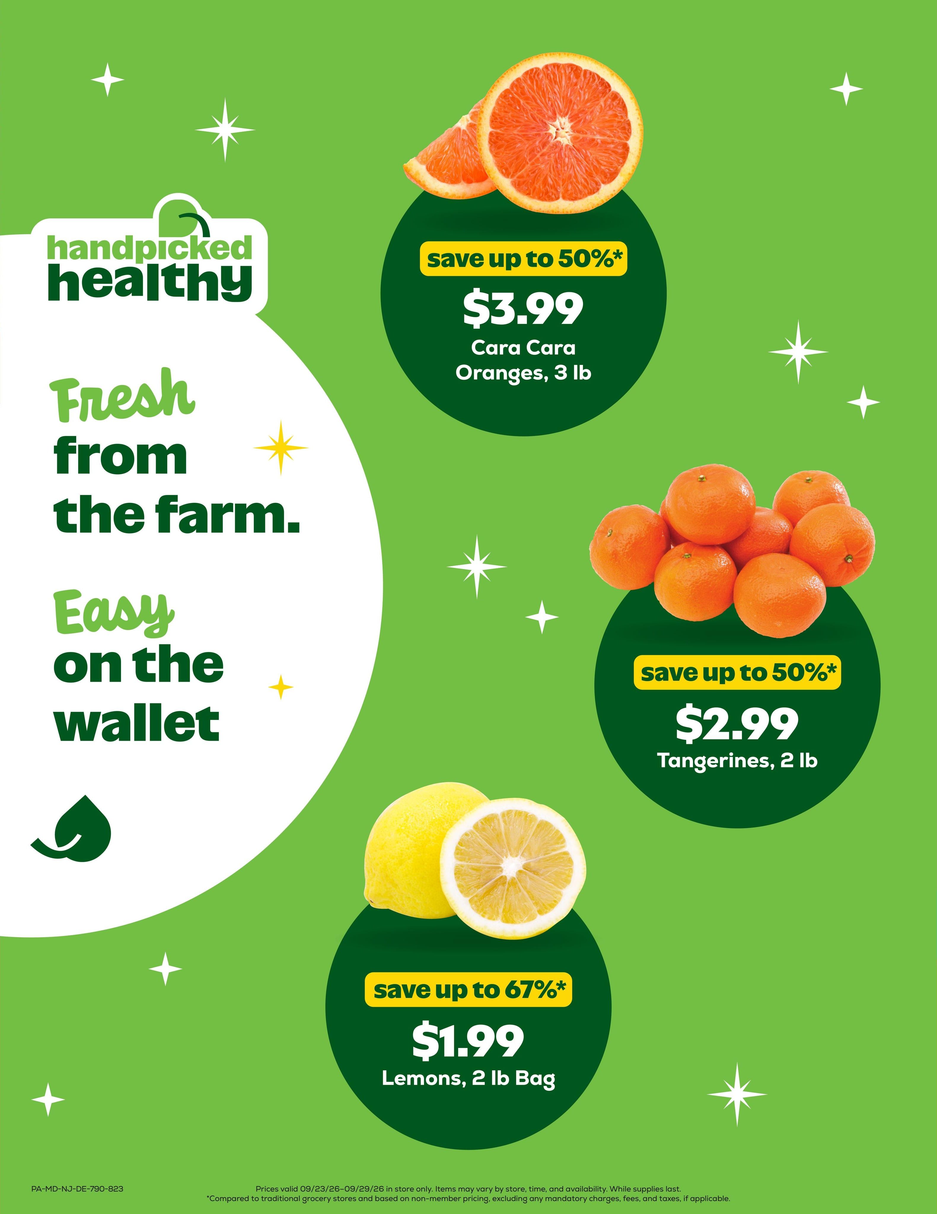 Grocery Outlet (Annapolis Area, MD) Weekly Ad September 23 - 29, 2026
