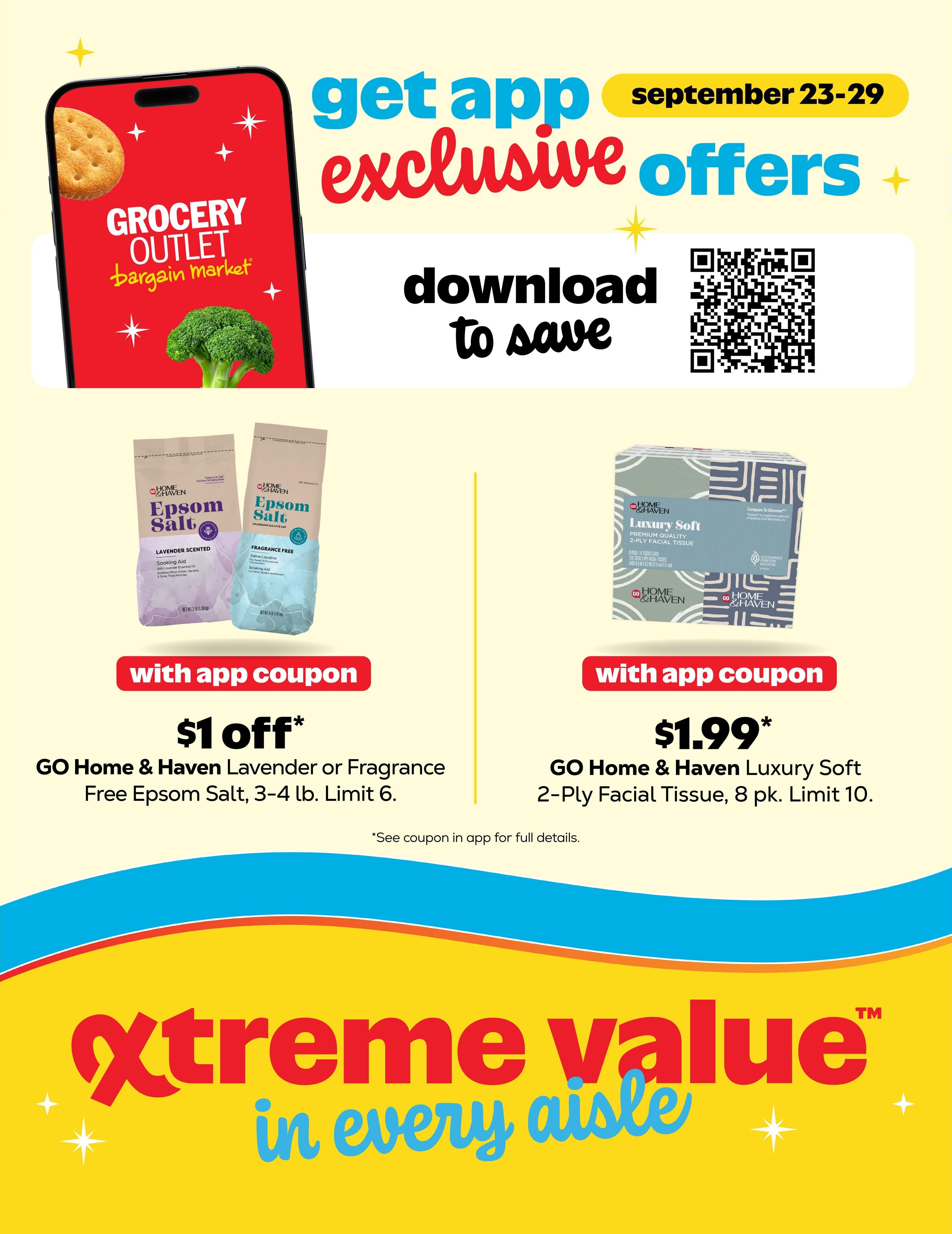 Grocery Outlet (Annapolis Area, MD) Weekly Ad September 23 - 29, 2026
