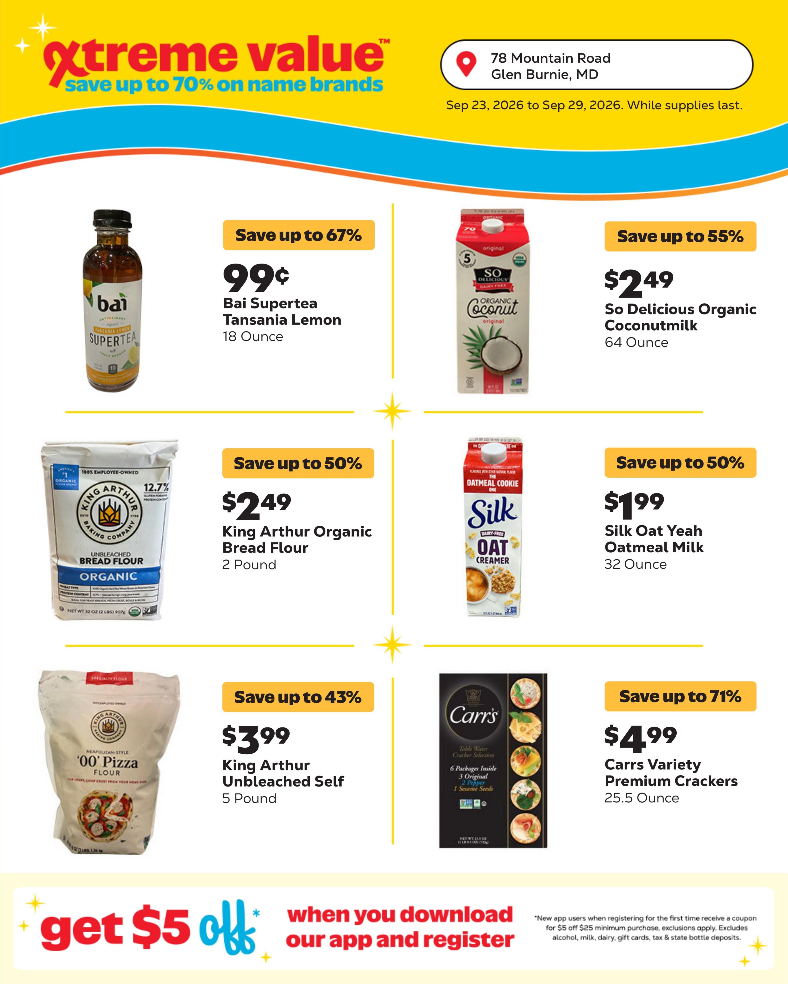 Grocery Outlet (Annapolis Area, MD) Weekly Ad September 23 - 29, 2026
