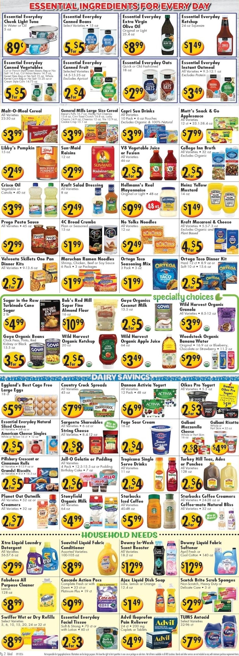 Putnam Lake Market Weekly Ad September 25 - October 1, 2026