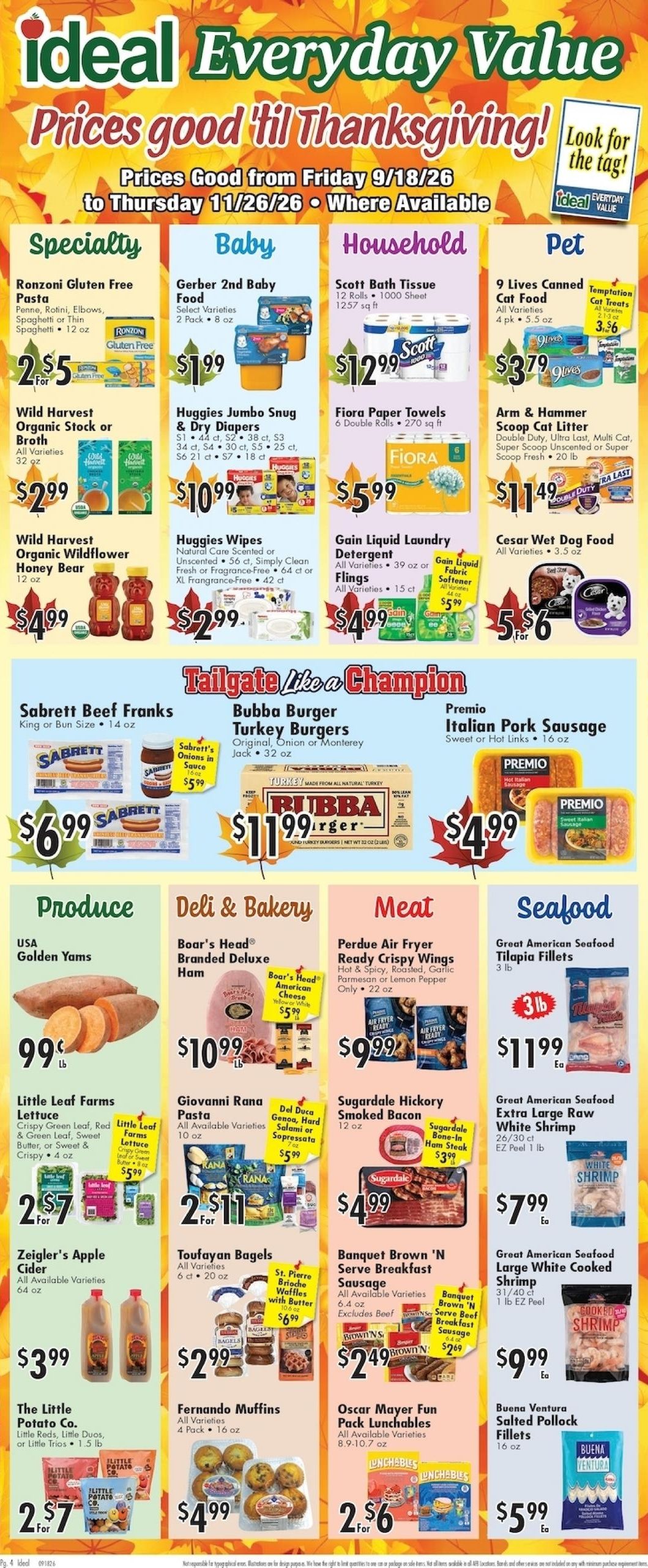 Putnam Lake Market (Bridgeport Area, CT) Weekly Ad September 25 - October 1, 2026
