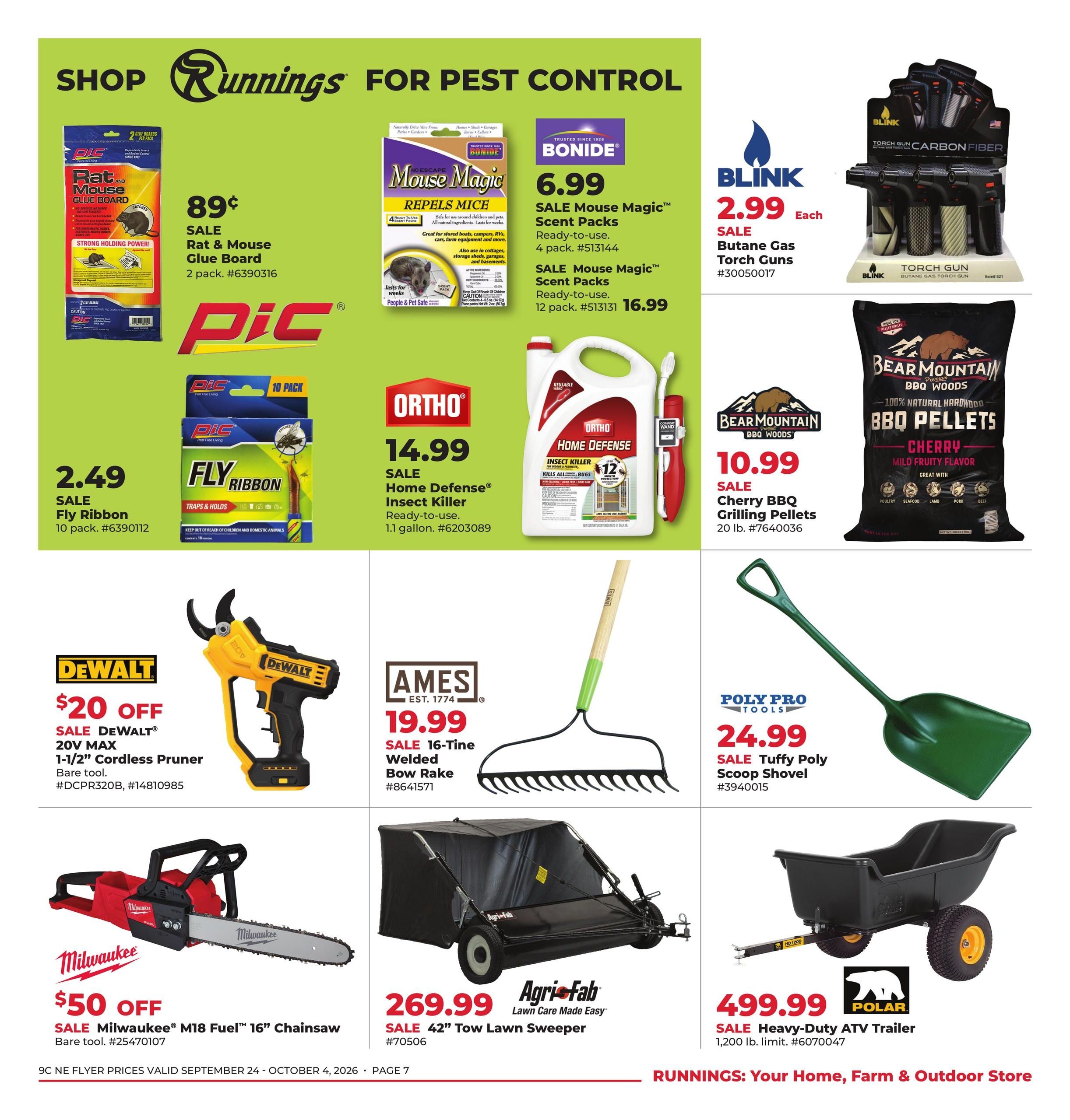 Runnings (Athol Area, MA) October Kick-Off! Weekly Ad September 24 - October 4, 2026