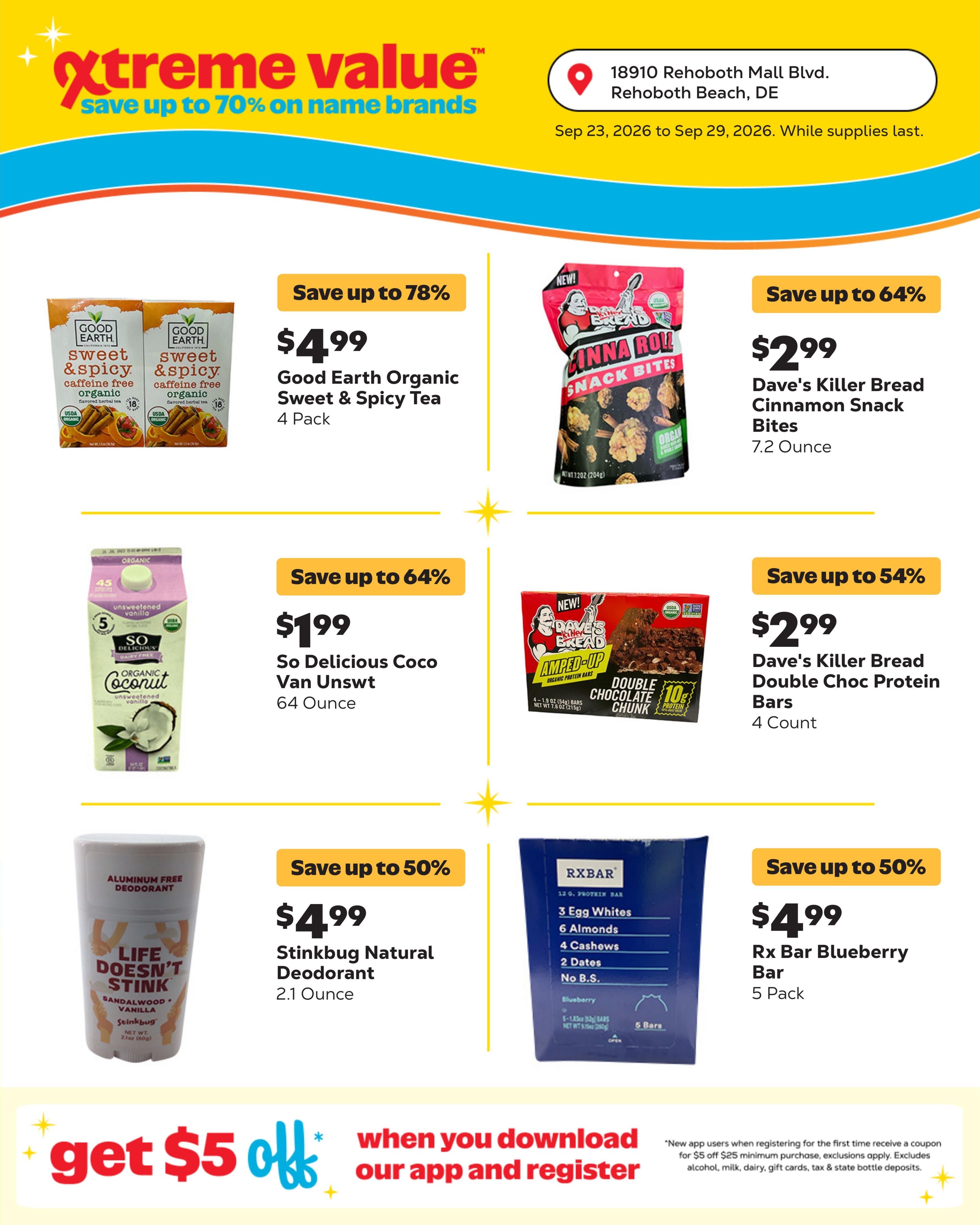 Grocery Outlet (Bethany Beach Area, DE) Weekly Ad September 23 - 29, 2026