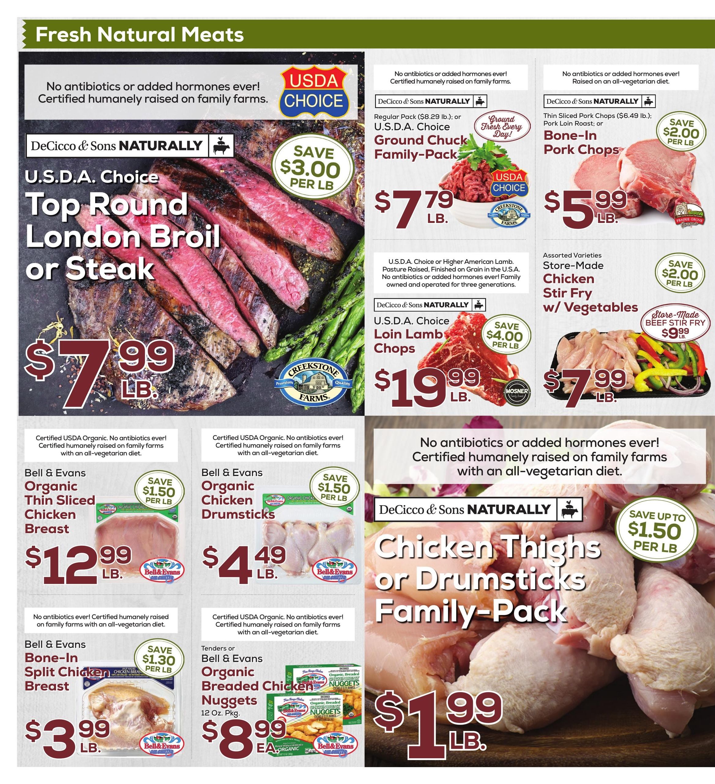 DeCicco & Sons Weekly Ad September 25 - October 1, 2026