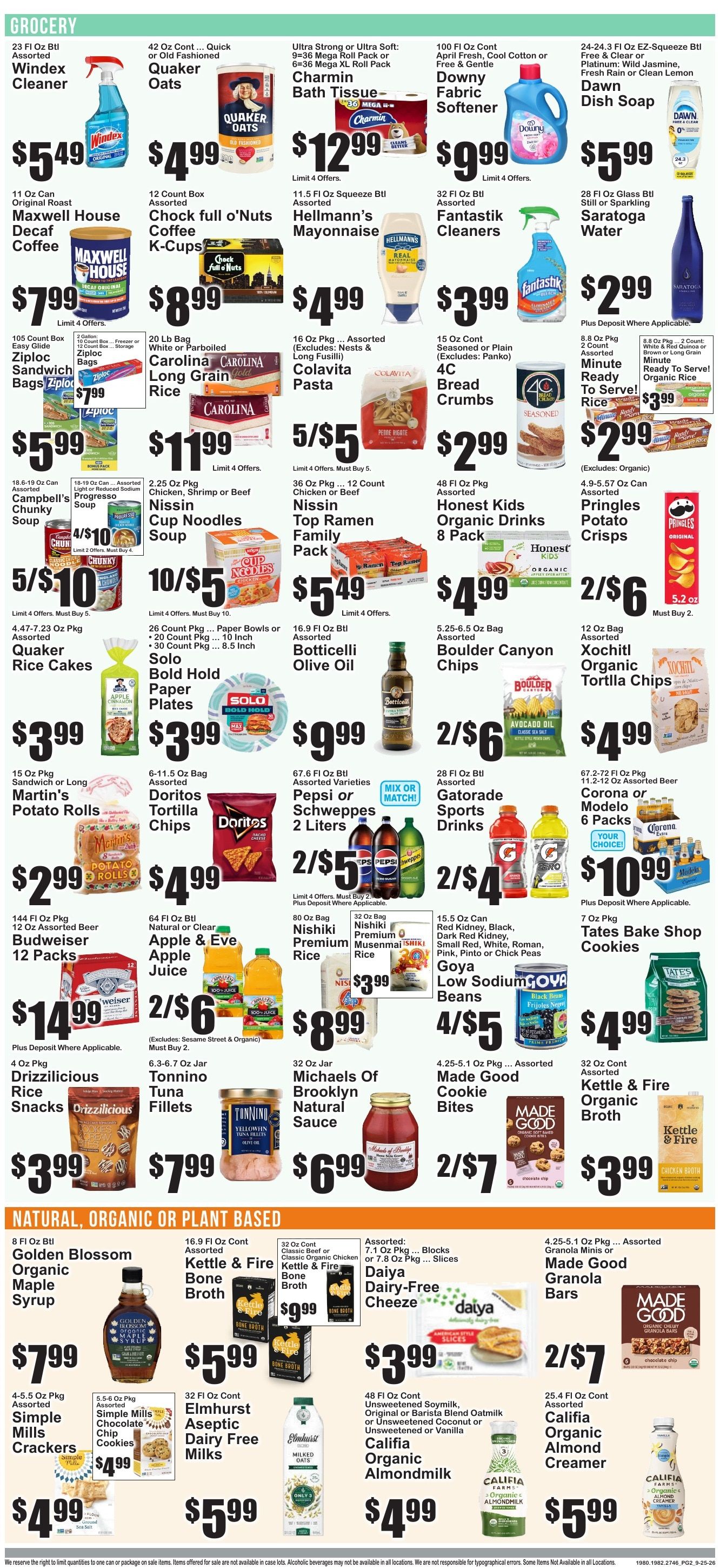 The Food Emporium Weekly Ad September 25 - October 1, 2026