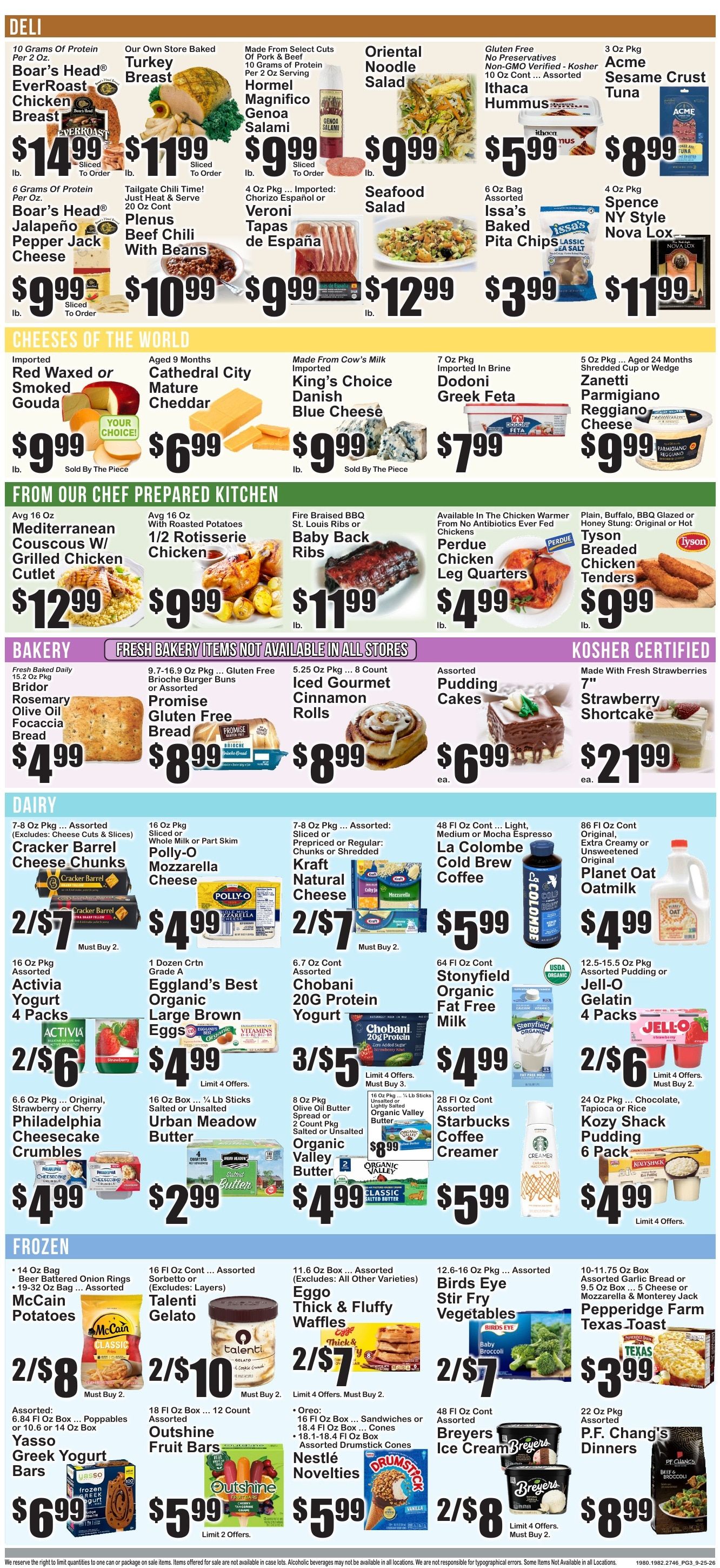 The Food Emporium Weekly Ad September 25 - October 1, 2026