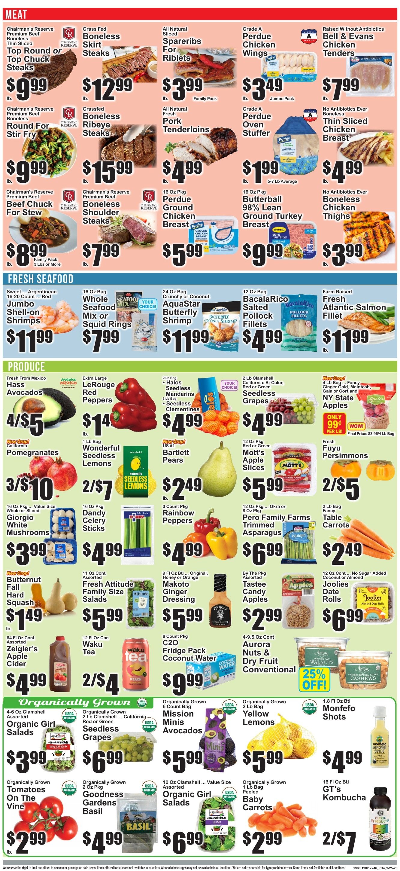 The Food Emporium Weekly Ad September 25 - October 1, 2026