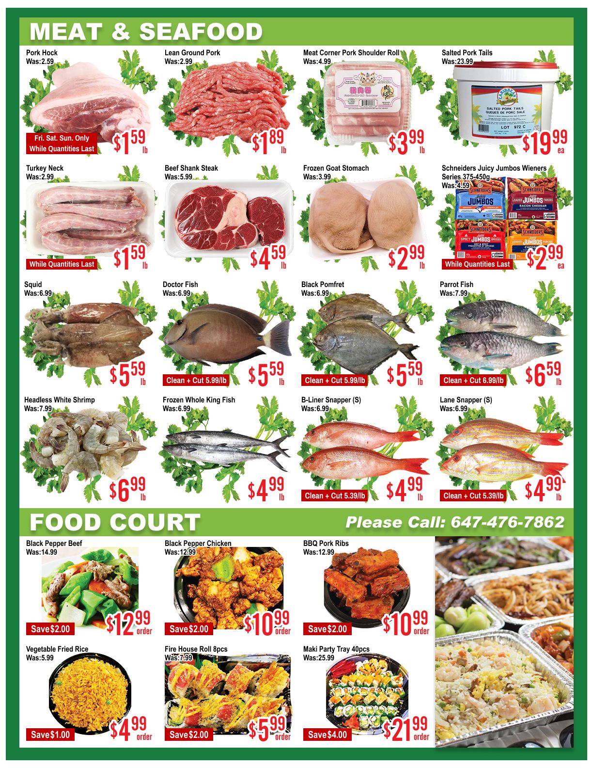 Skyland Food Mart Flyer September 25 to October 1