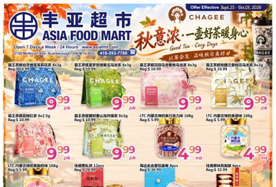 Asia Food Mart Flyer September 25 to October 1