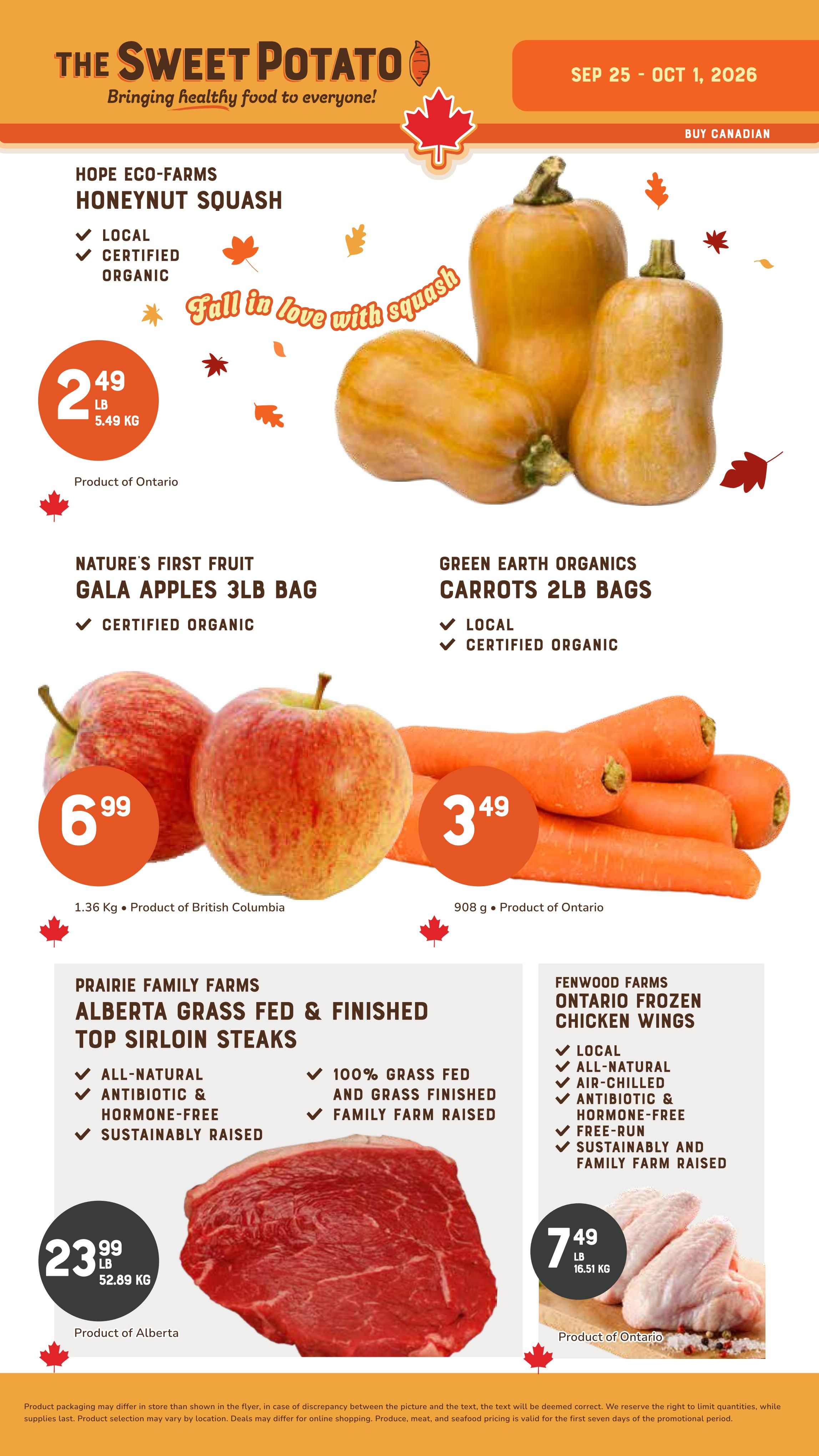 The Sweet Potato Flyer September 25 to October 1