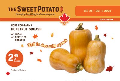 The Sweet Potato Flyer September 25 to October 1