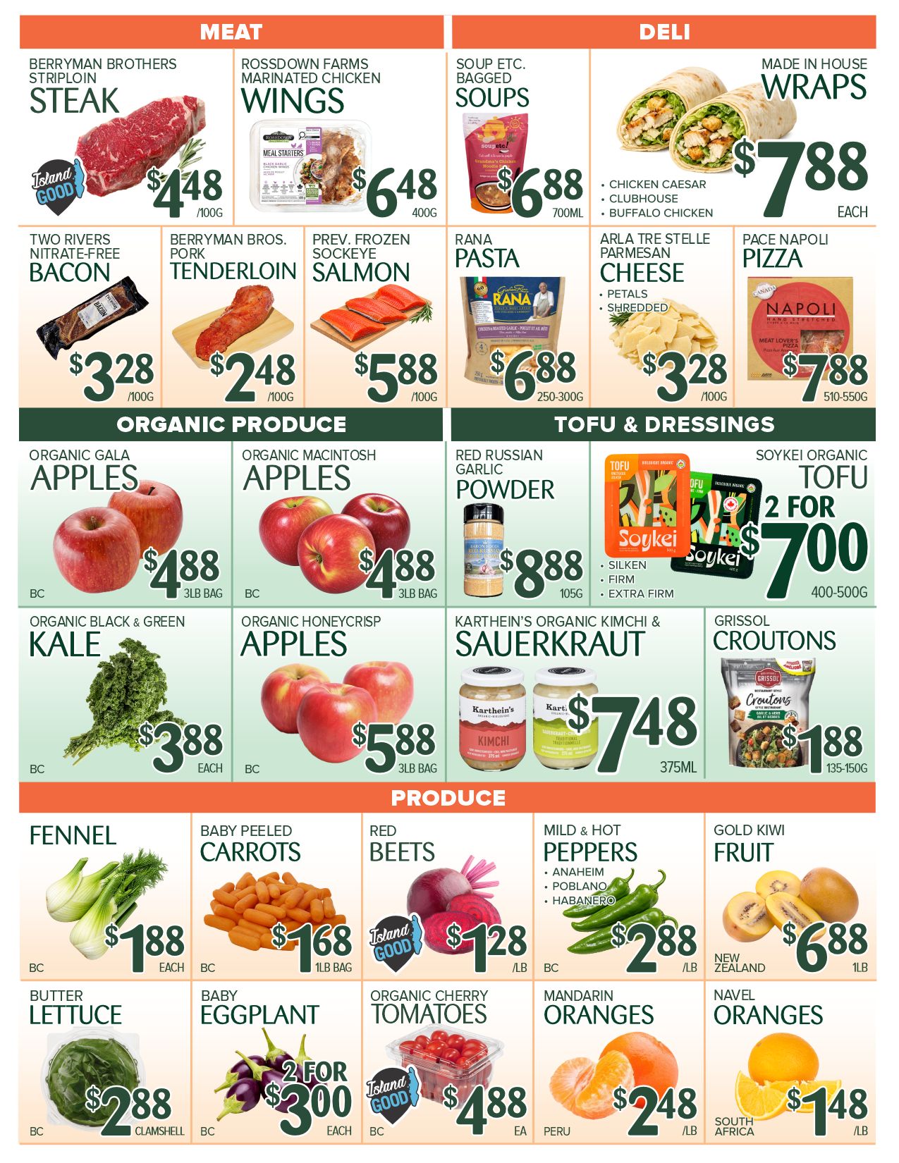 Urban Grocer Flyer September 25 to October 1