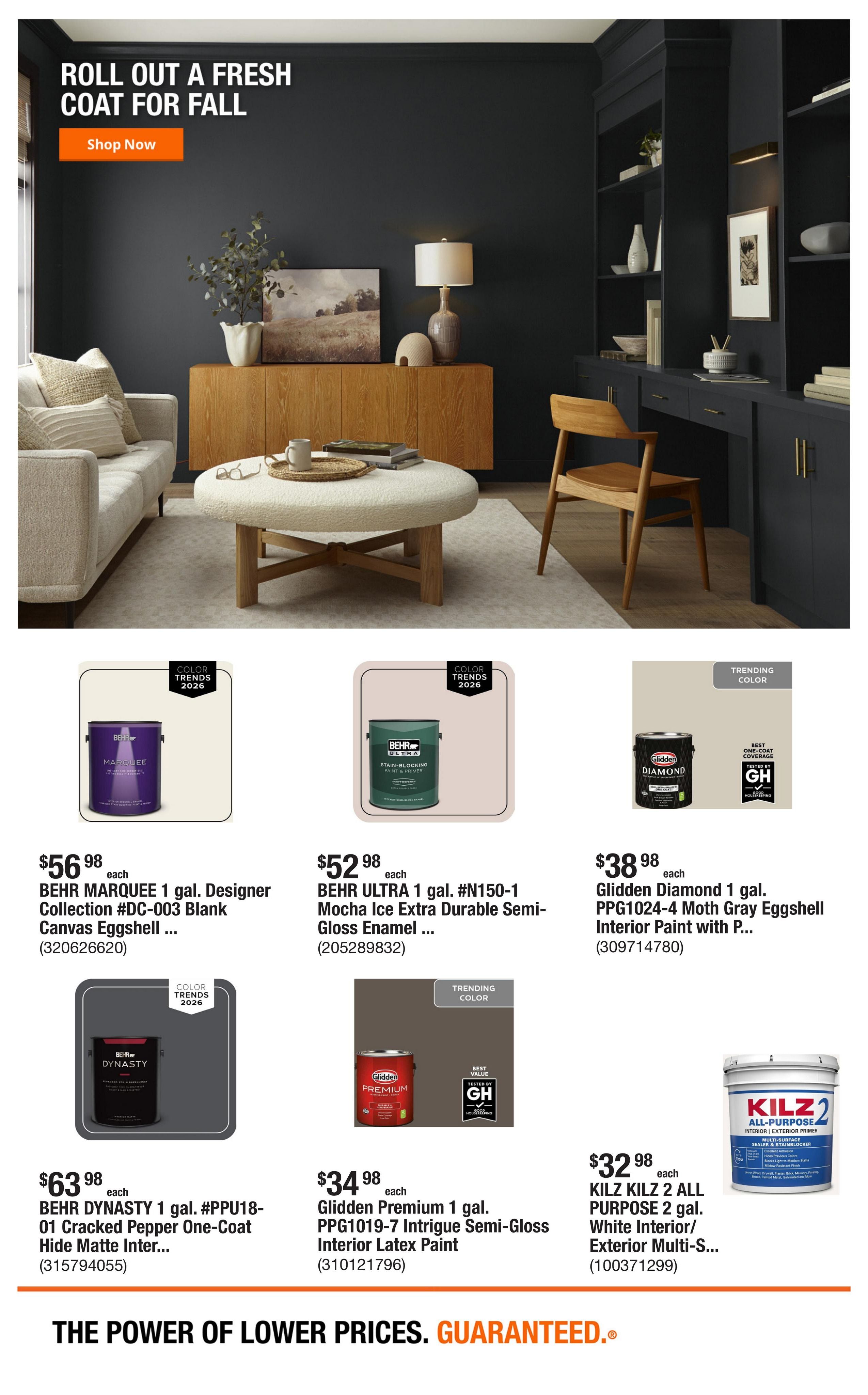 Home Depot (Centre Area, AL) Weekly Ad September 24 - October 1, 2026
