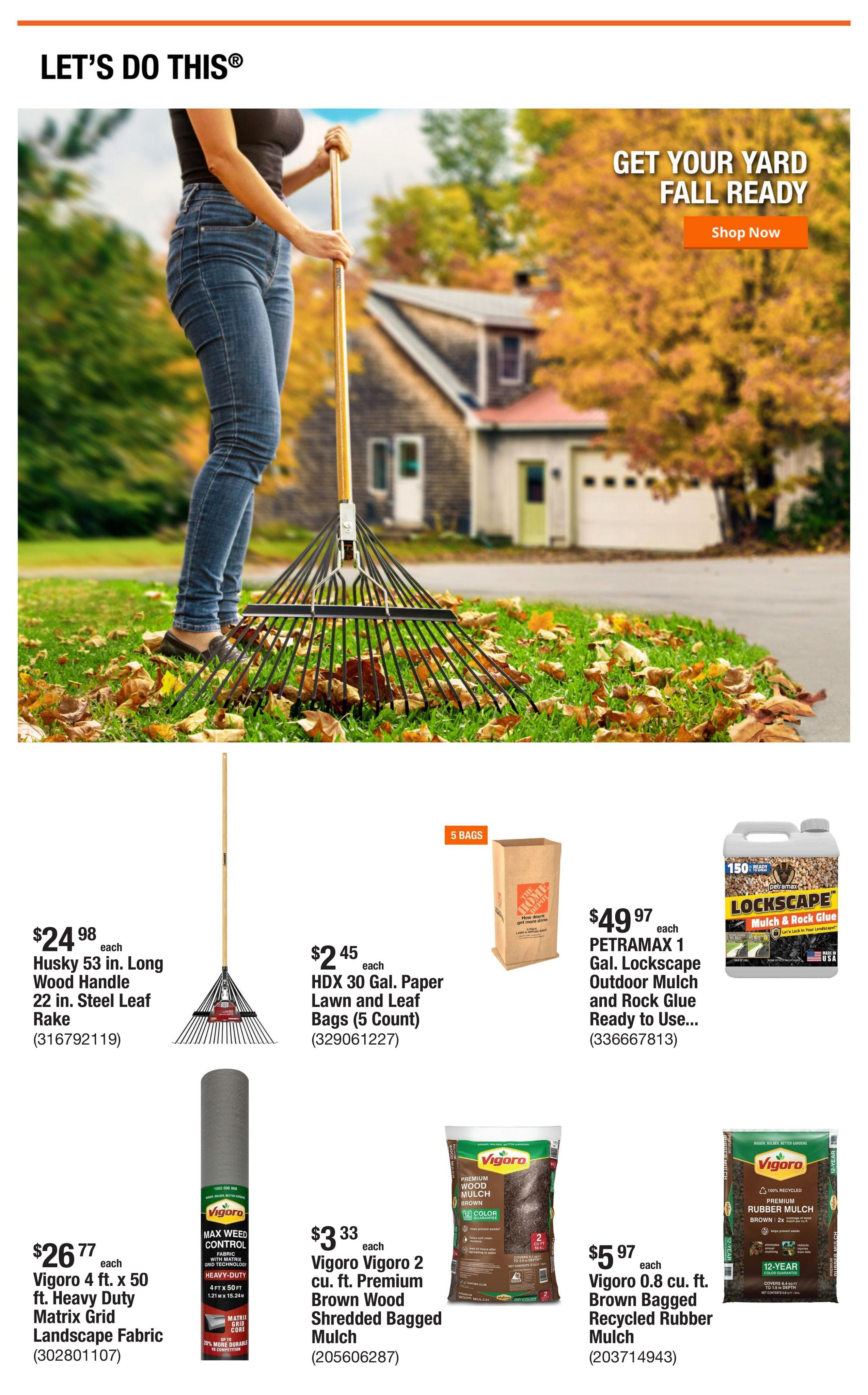 Home Depot (Natchitoches Area, LA) Weekly Ad September 24 - October 1, 2026