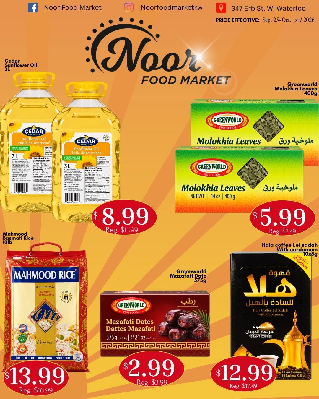 Noor Food Market Flyer September 25 to October 1
