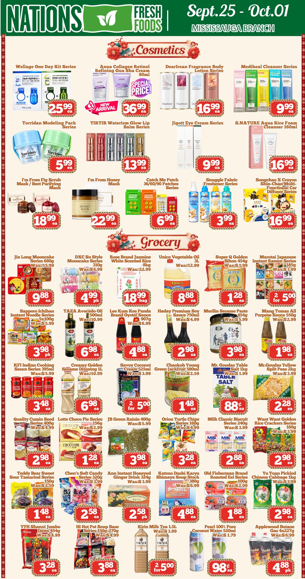 Nations Fresh Foods (Mississauga) Flyer September 25 to October 1