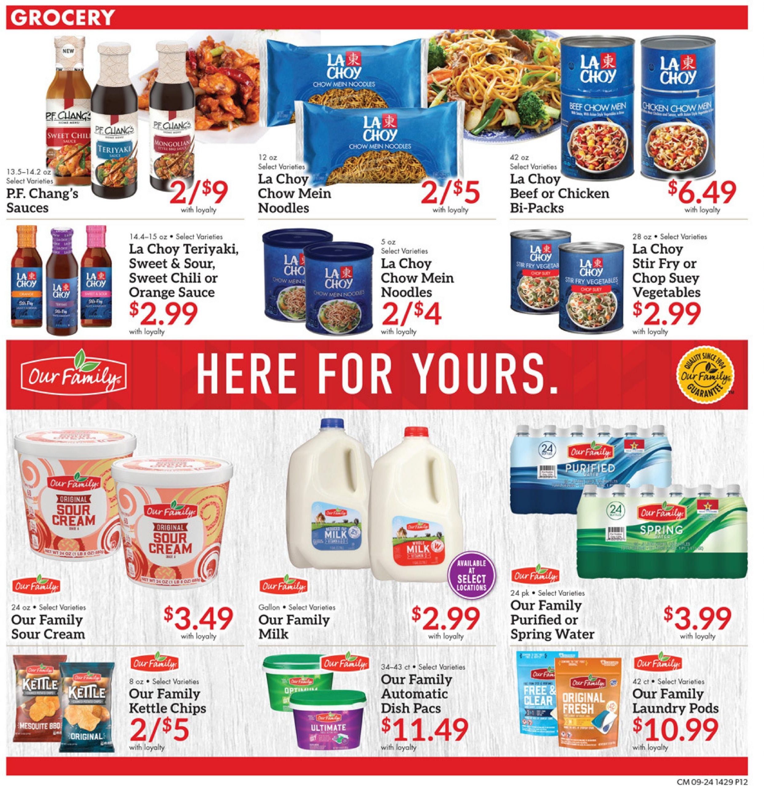 Chief Supermarket Weekly Ad September 24 - 30, 2026