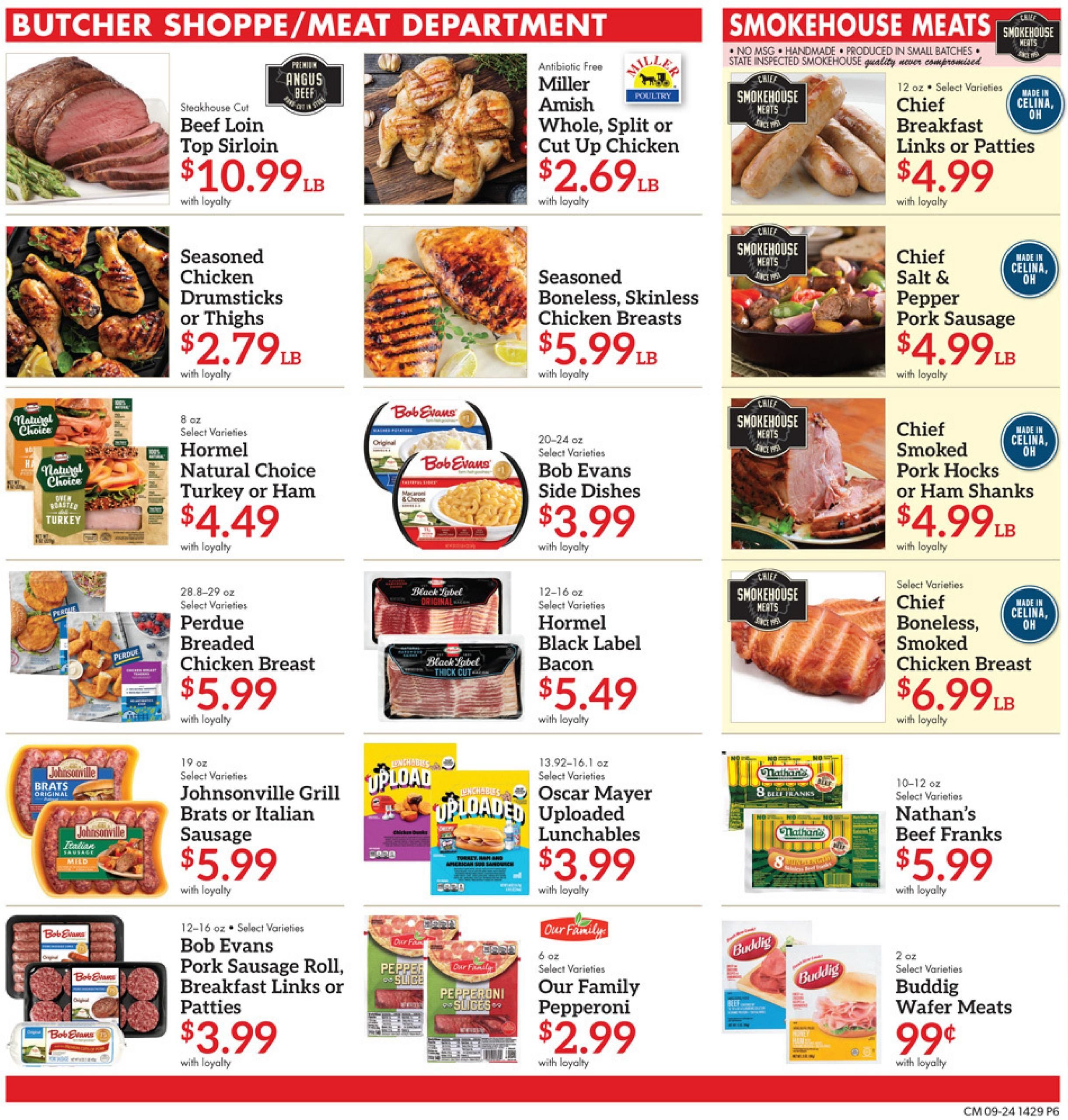 Chief Supermarket Weekly Ad September 24 - 30, 2026