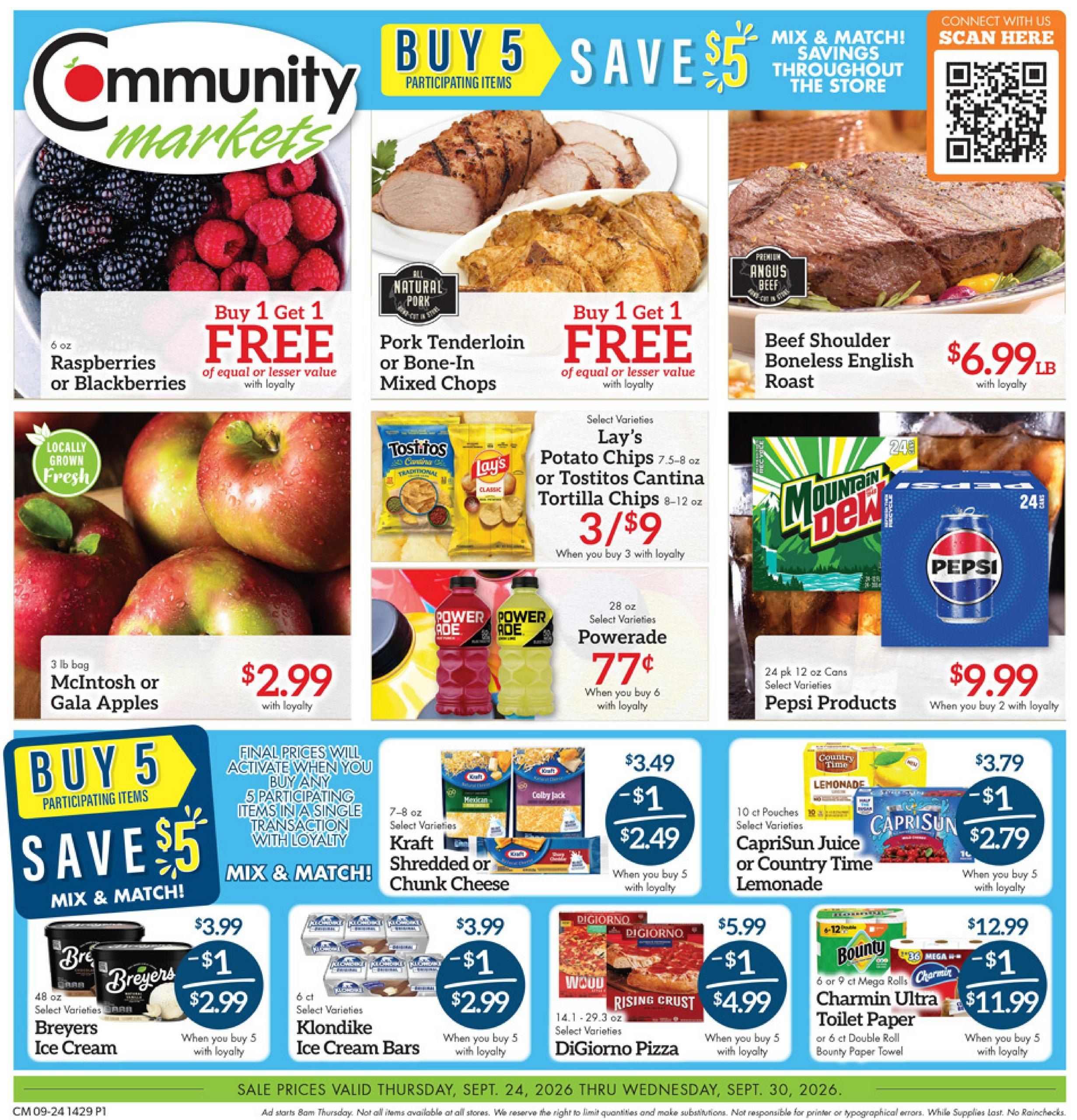 Community Markets Weekly Ad September 24 - 30, 2026