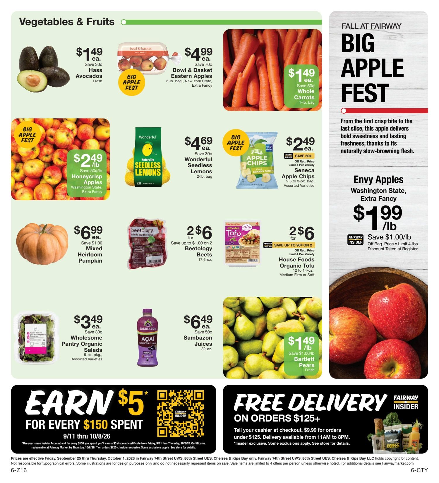 Fairway Market Weekly Ad September 25 - October 1, 2026
