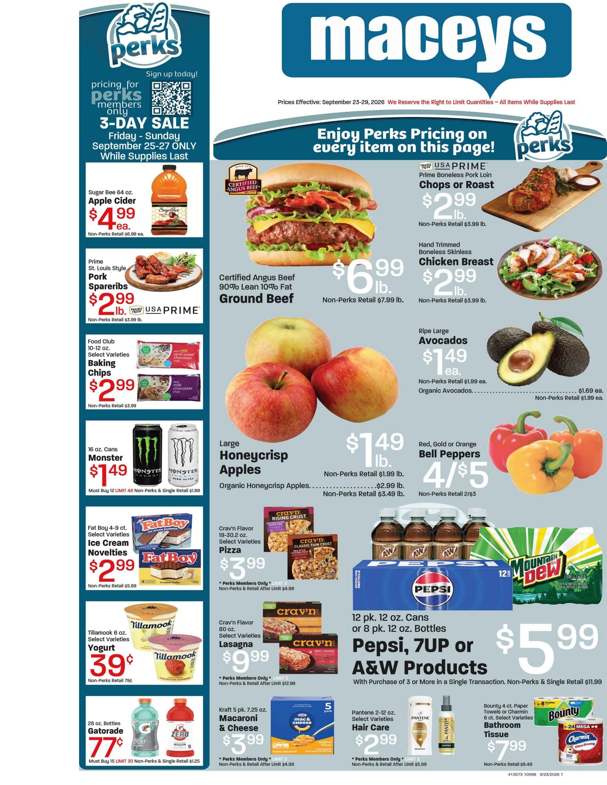Maceys (Elberta Area, UT) Weekly Ad September 23 - 29, 2026