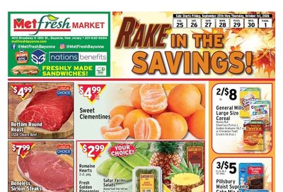Met Fresh Weekly Ad September 25 - October 1, 2026