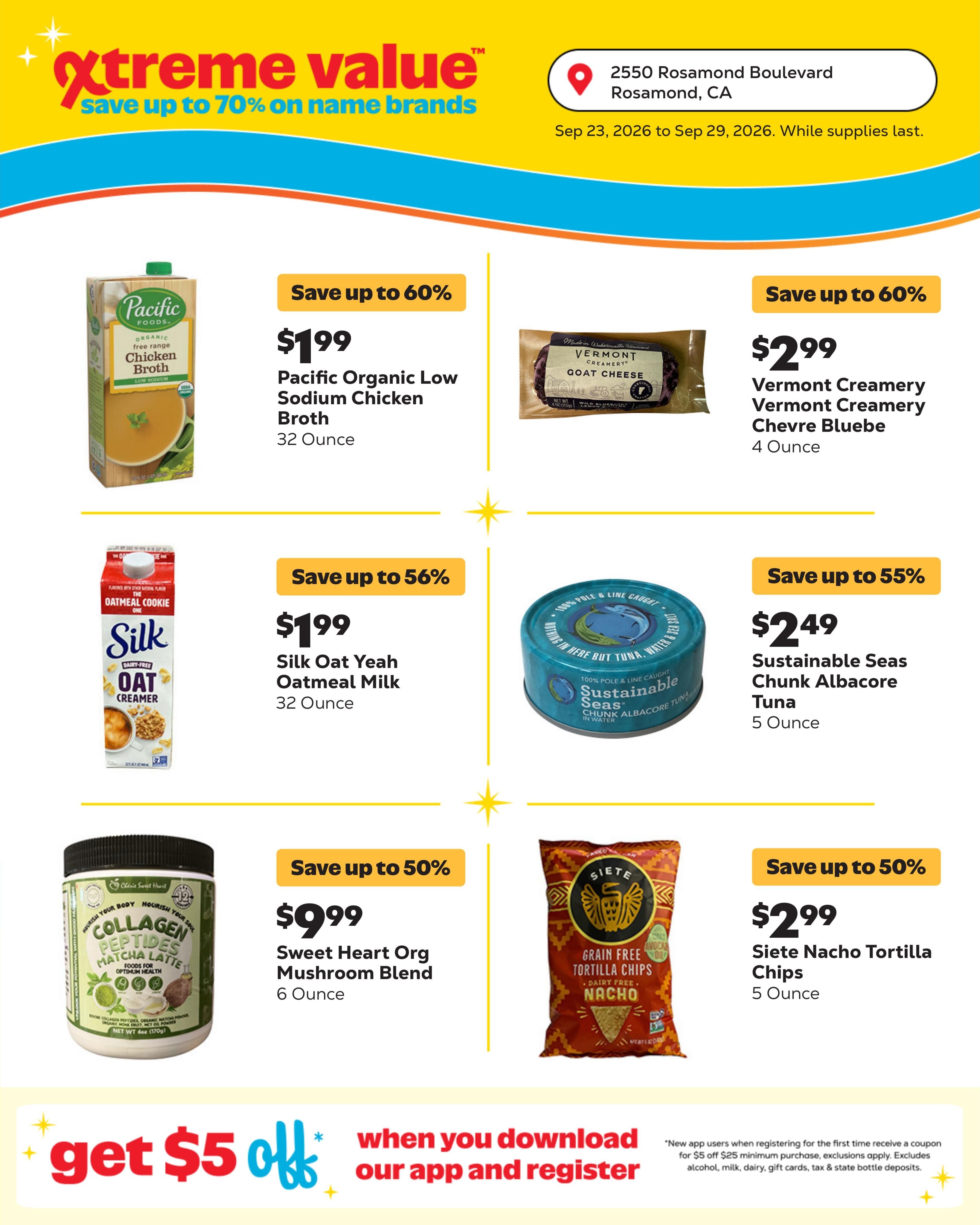 Grocery Outlet (Lancaster-Palmdale Area, CA) Weekly Ad September 23 - 29, 2026