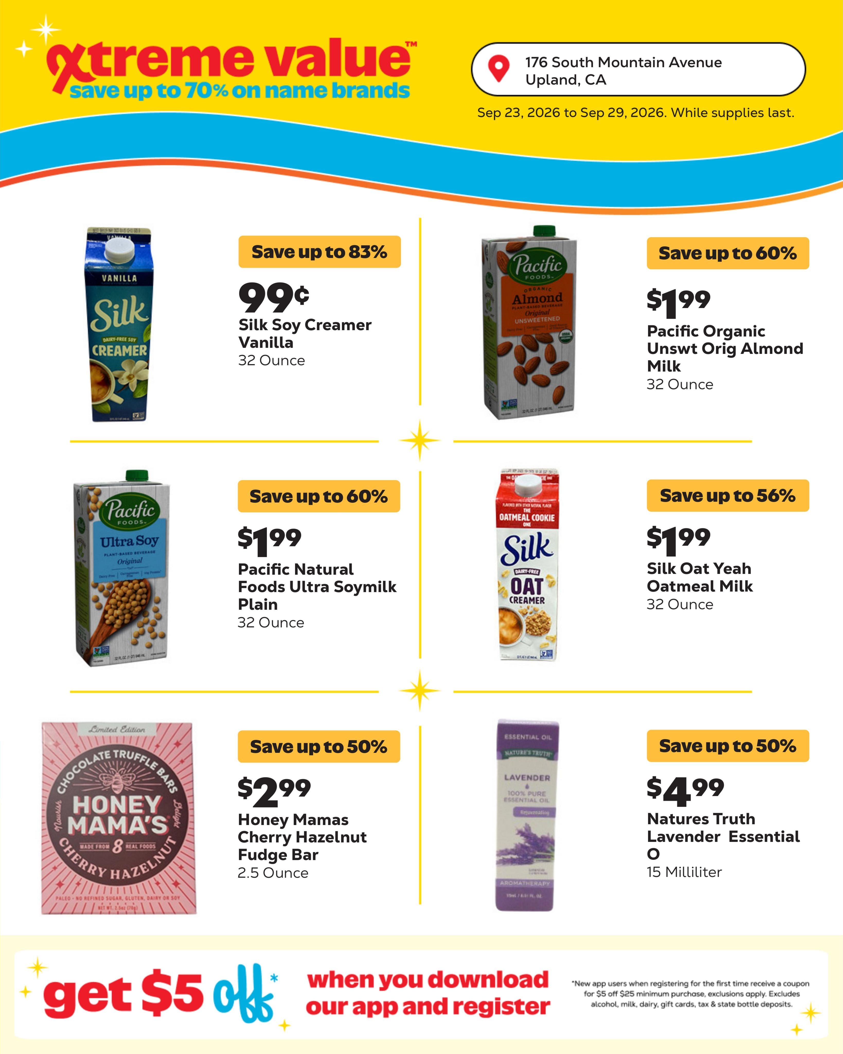 Grocery Outlet (Rancho Cucamonga Area, CA) Weekly Ad September 23 - 29, 2026