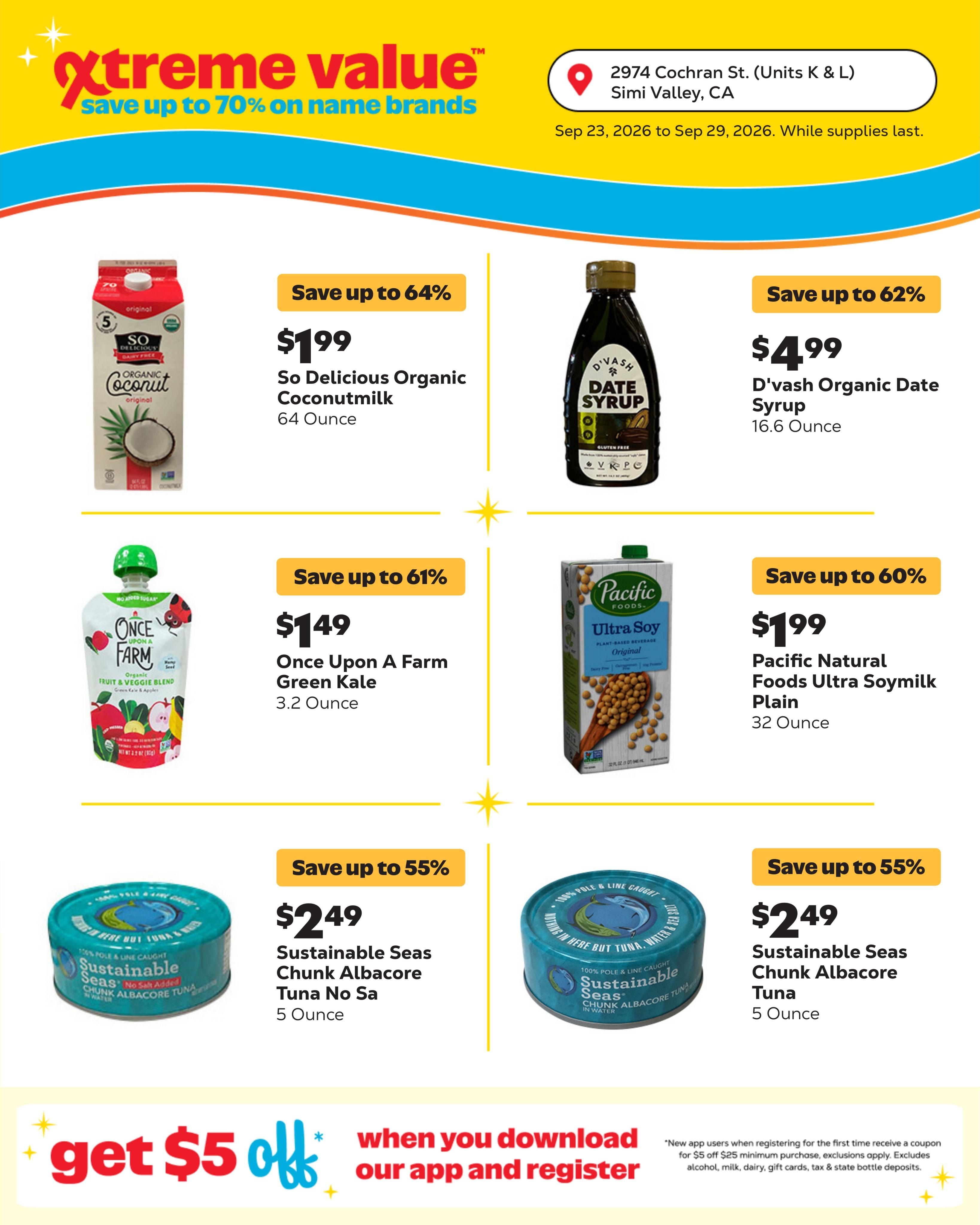 Grocery Outlet (Simi Valley Area, CA) Weekly Ad September 23 - 29, 2026