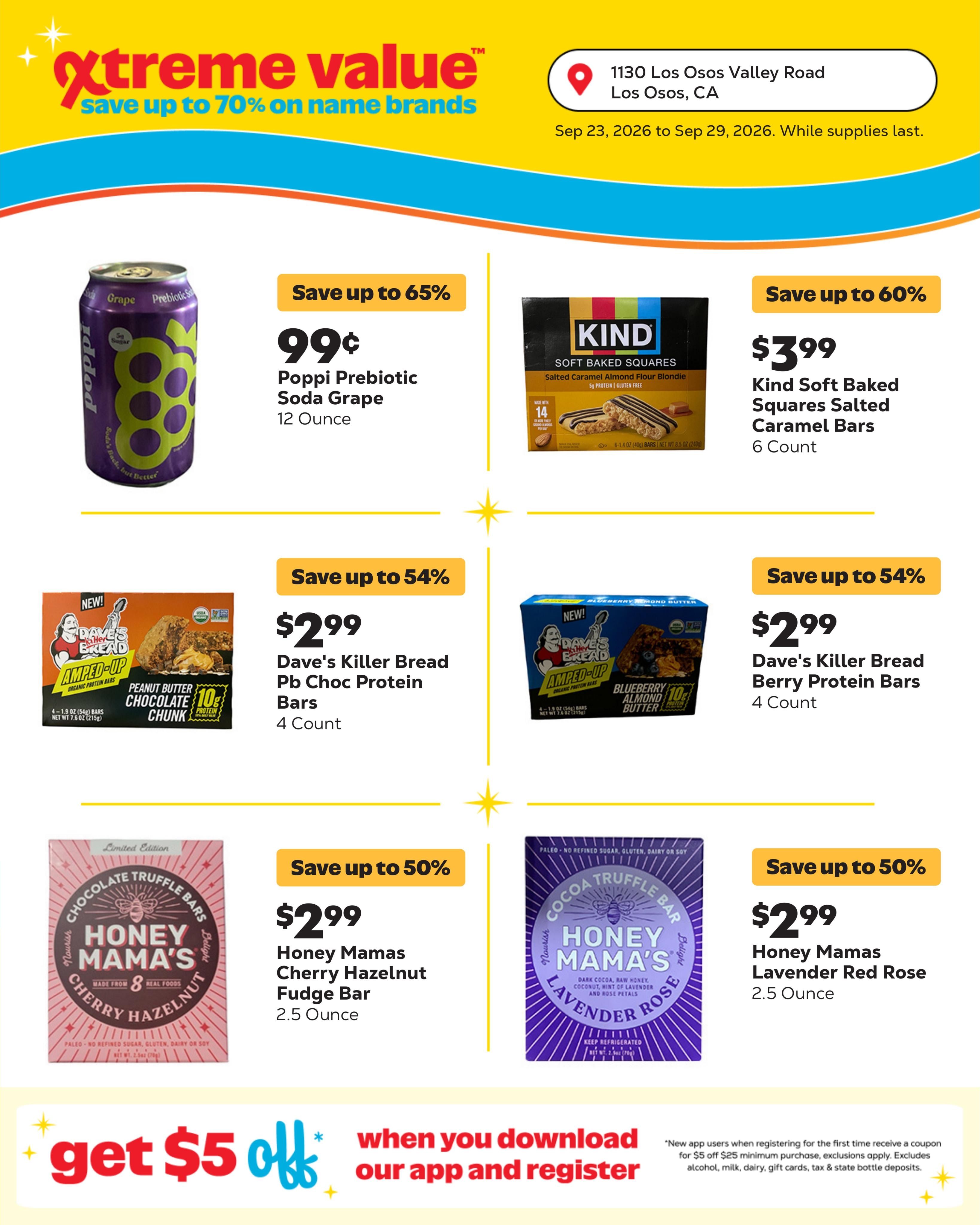 Grocery Outlet (Cambria Area, CA) Weekly Ad September 23 - 29, 2026