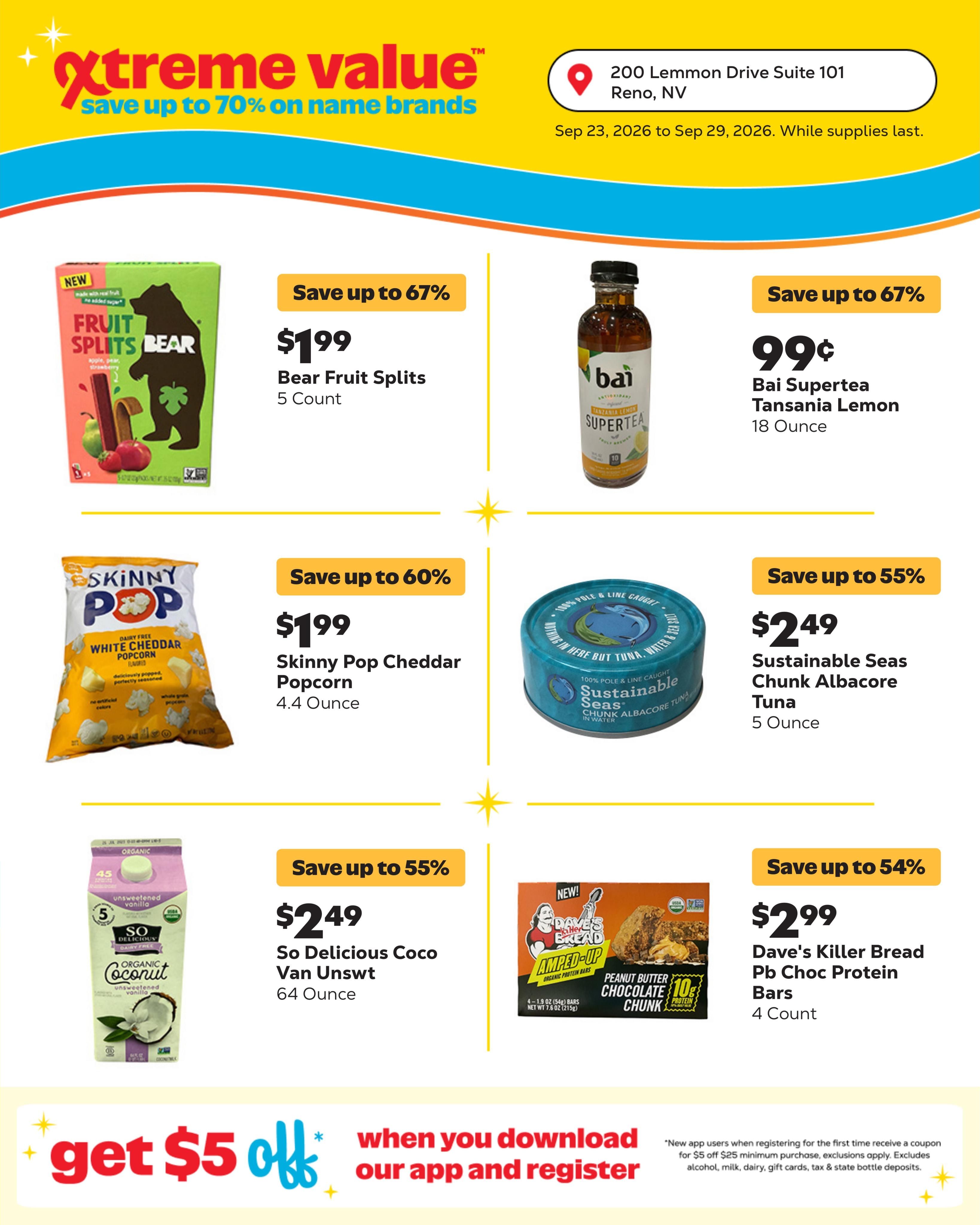 Grocery Outlet (Loyalton Area, CA) Weekly Ad September 23 - 29, 2026
