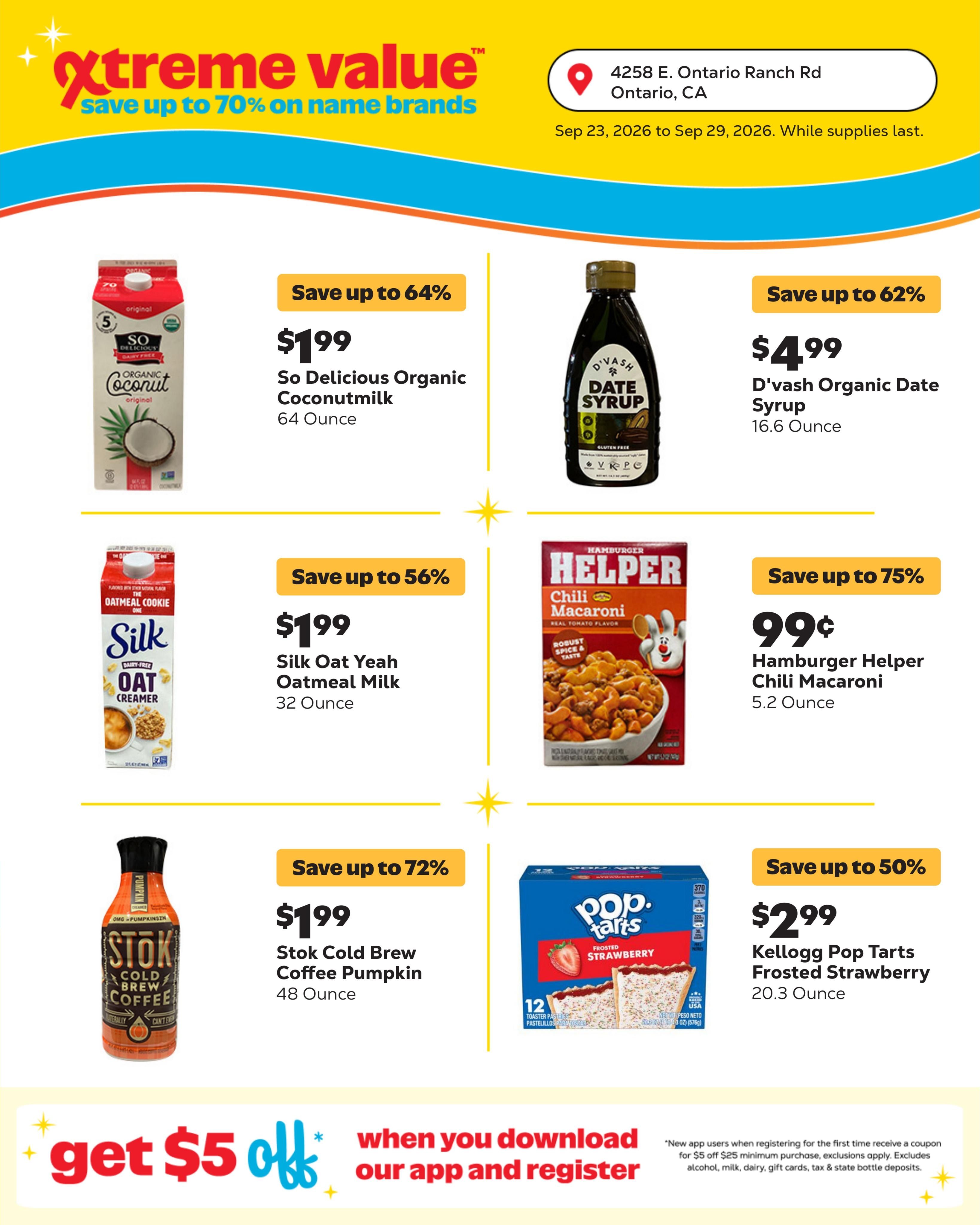 Grocery Outlet (Mira Loma-Ontario Area, CA) Weekly Ad September 23 - 29, 2026