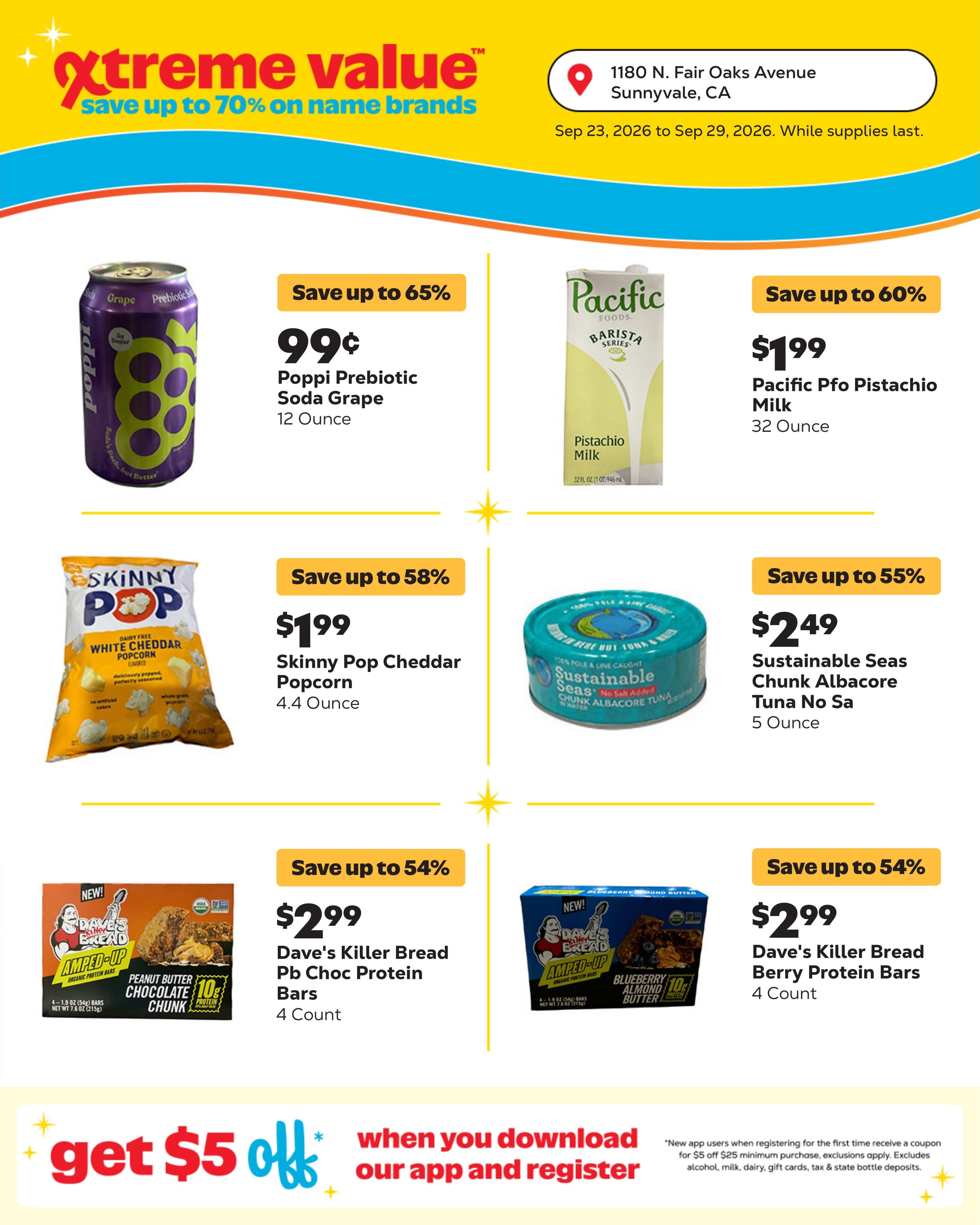 Grocery Outlet (Alviso Area, CA) Weekly Ad September 23 - 29, 2026