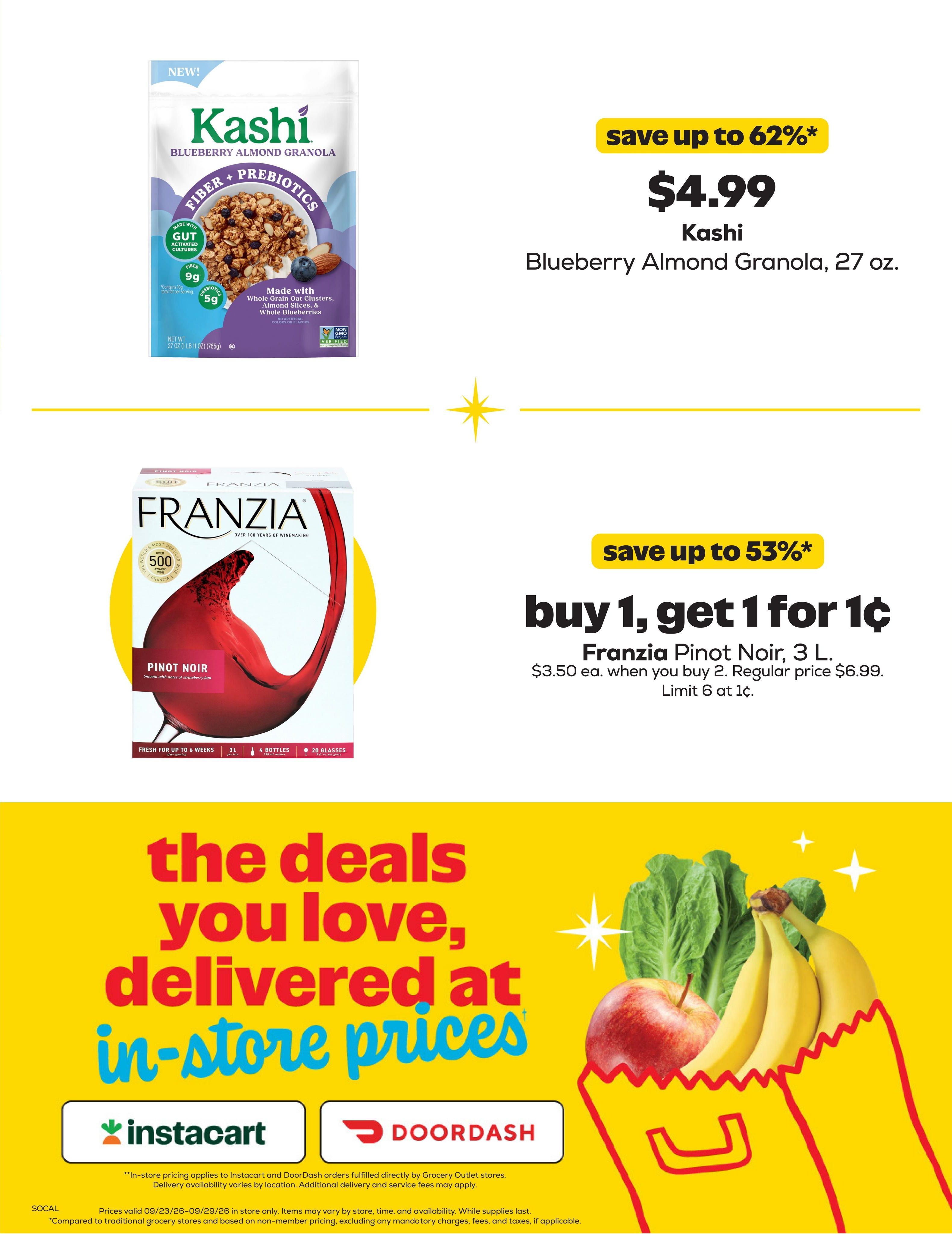 Grocery Outlet (Ventura Area, CA) Weekly Ad September 23 - 29, 2026