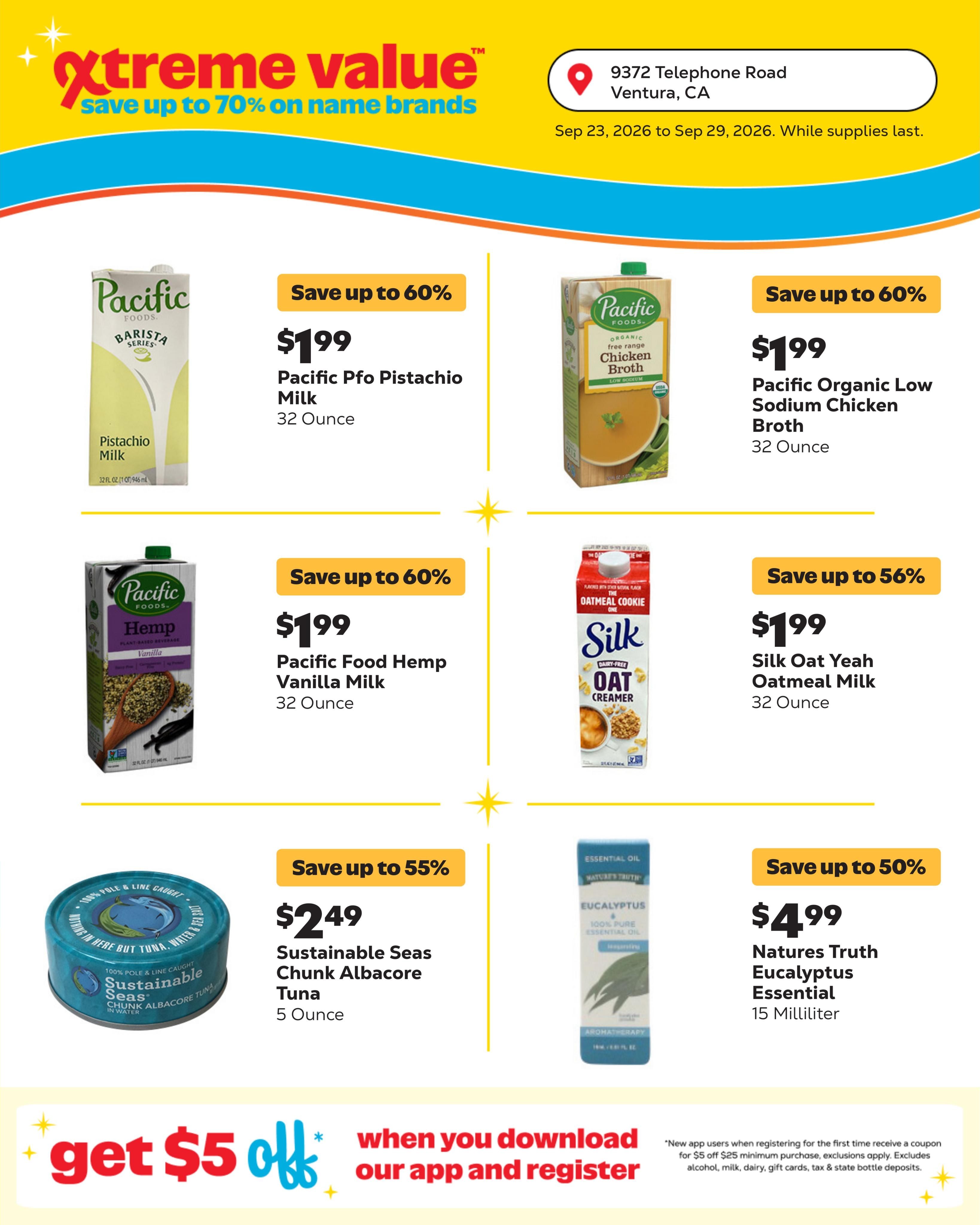 Grocery Outlet (Ventura Area, CA) Weekly Ad September 23 - 29, 2026