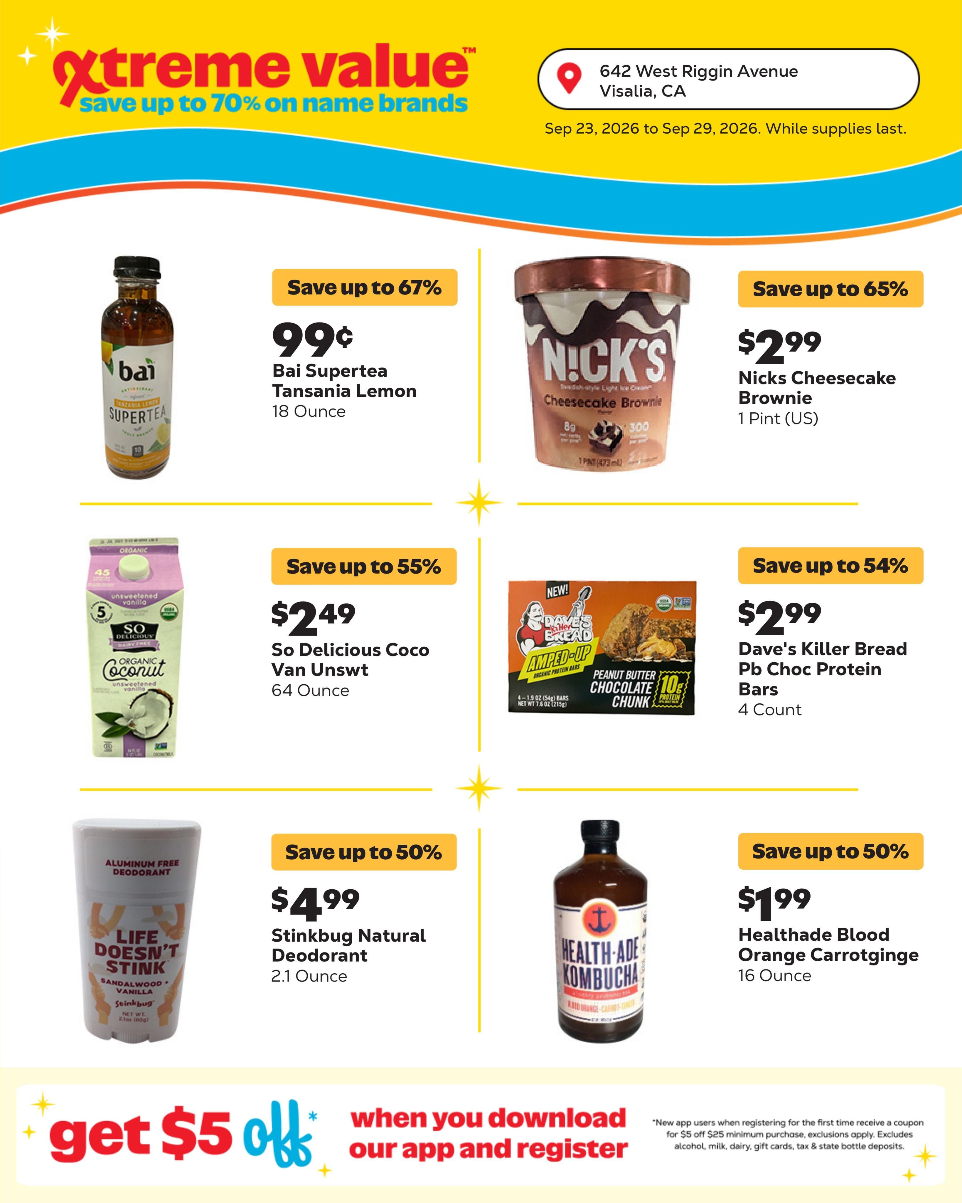 Grocery Outlet Weekly Ad September 23 - 29, 2026