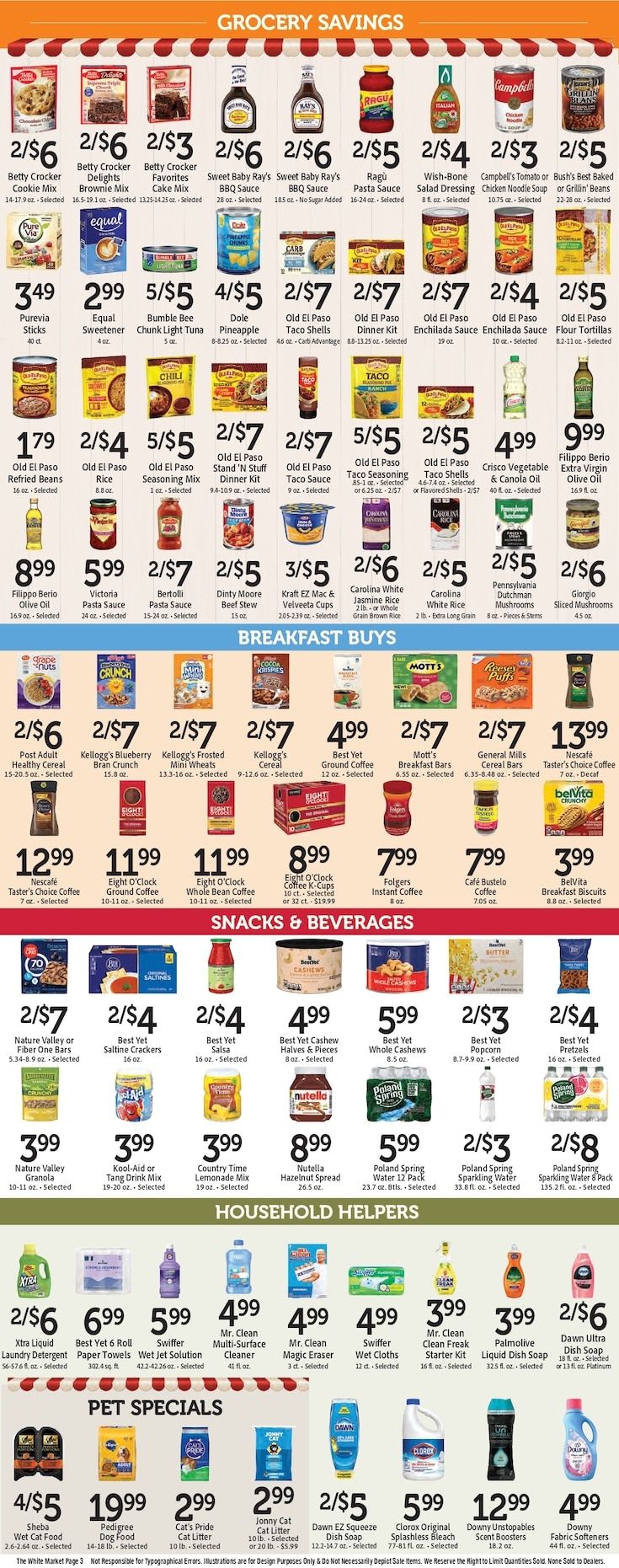 The White Market Weekly Ad September 25 - October 1, 2026