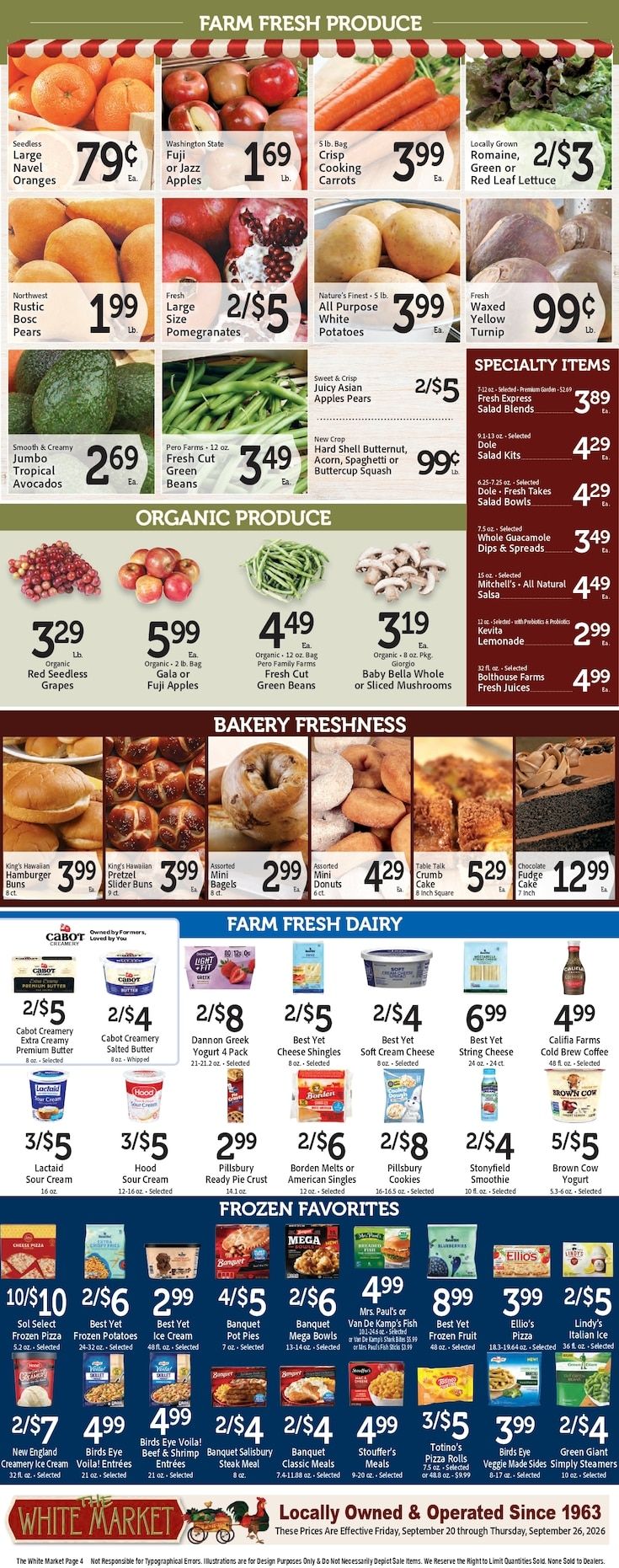 The White Market Weekly Ad September 25 - October 1, 2026