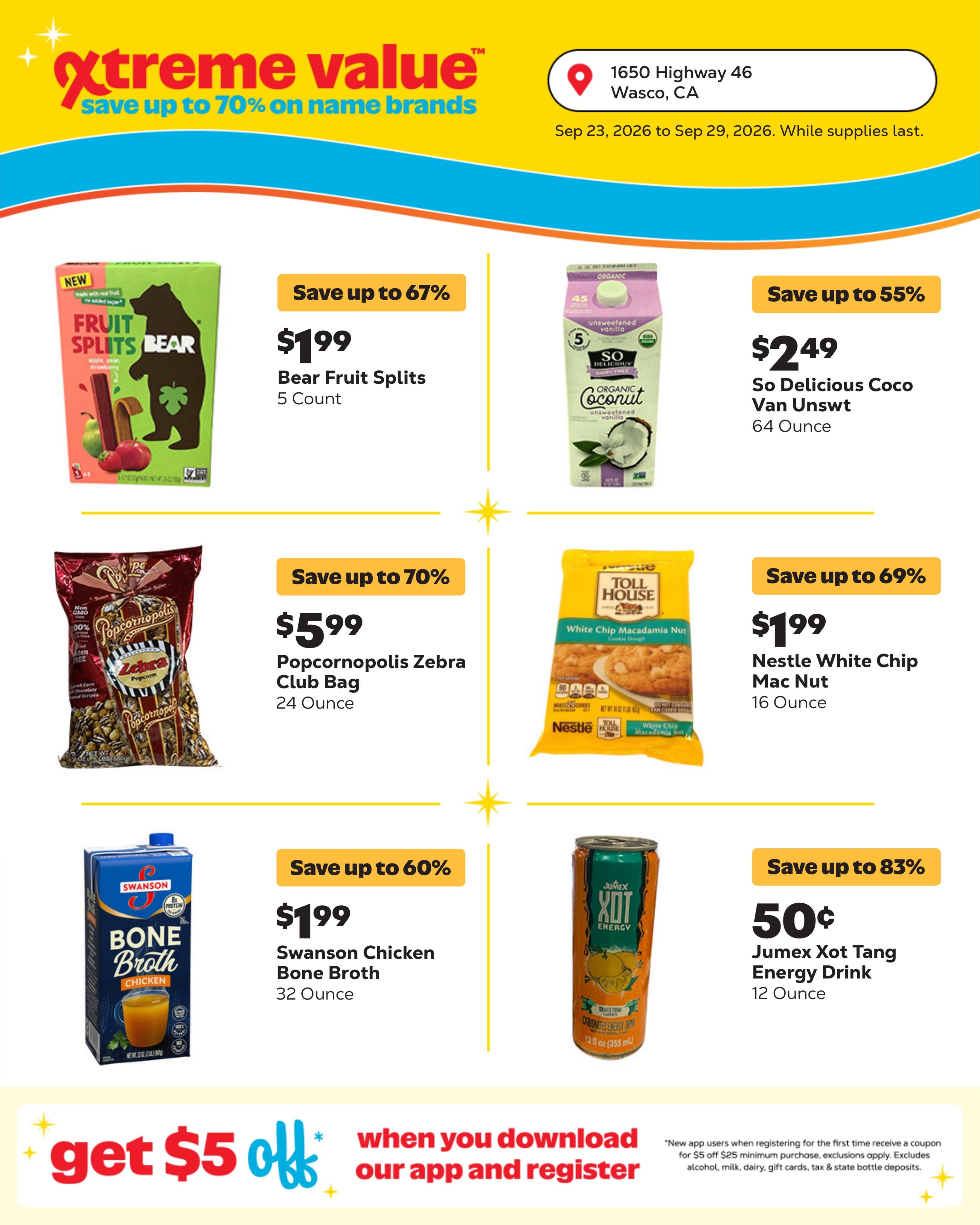 Grocery Outlet (Alpaugh Area, CA) Weekly Ad September 23 - 29, 2026