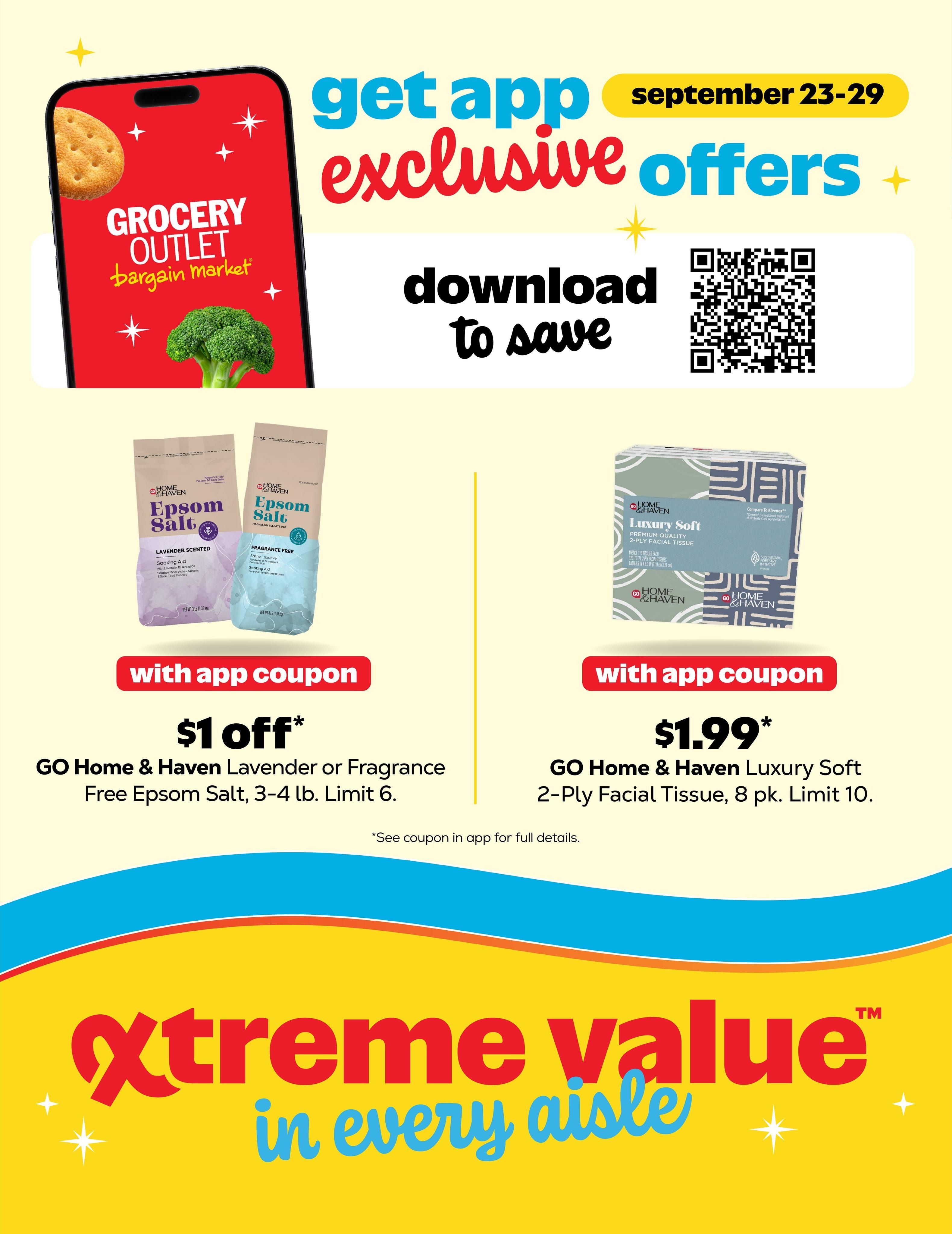 Grocery Outlet (Tipton Area, CA) Weekly Ad September 23 - 29, 2026