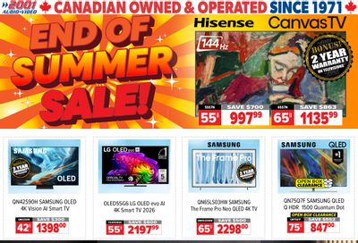 2001 Audio Video Flyer September 25 to October 1