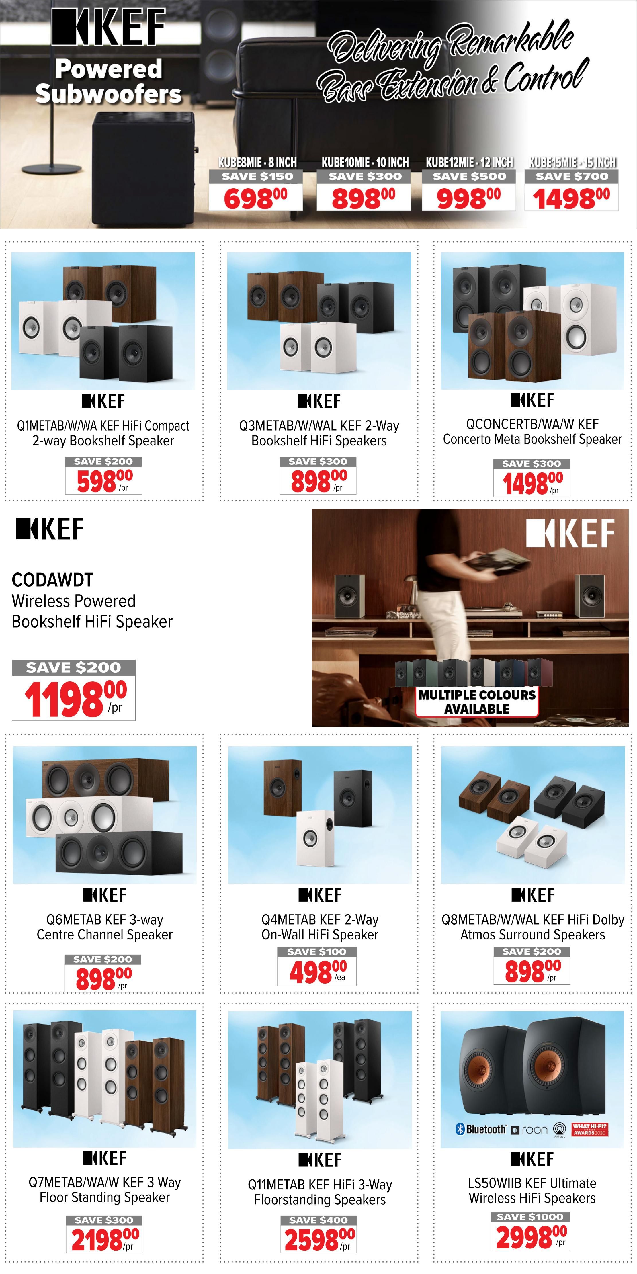 2001 Audio Video Flyer September 25 to October 1