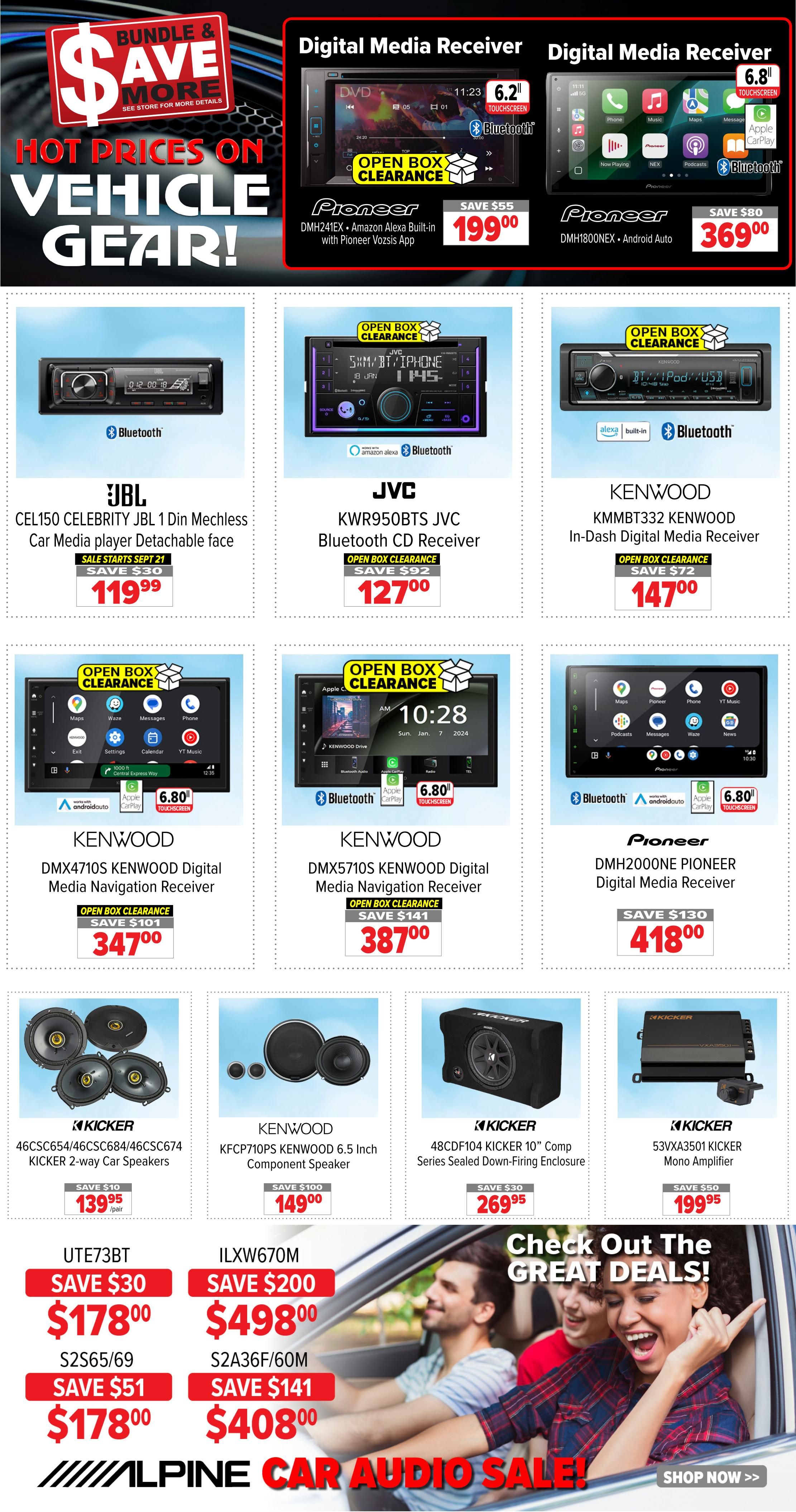 2001 Audio Video Flyer September 25 to October 1