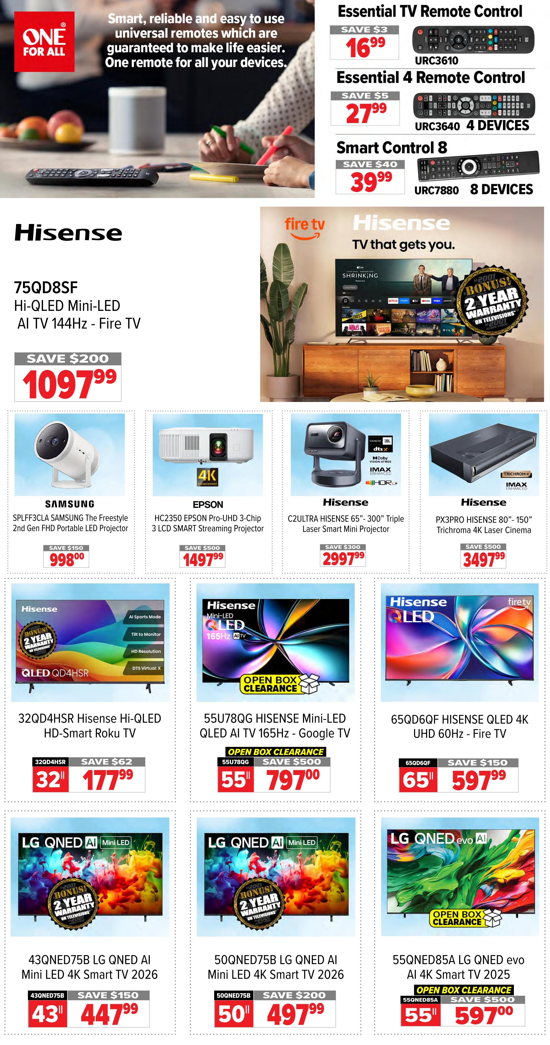 2001 Audio Video Flyer September 25 to October 1