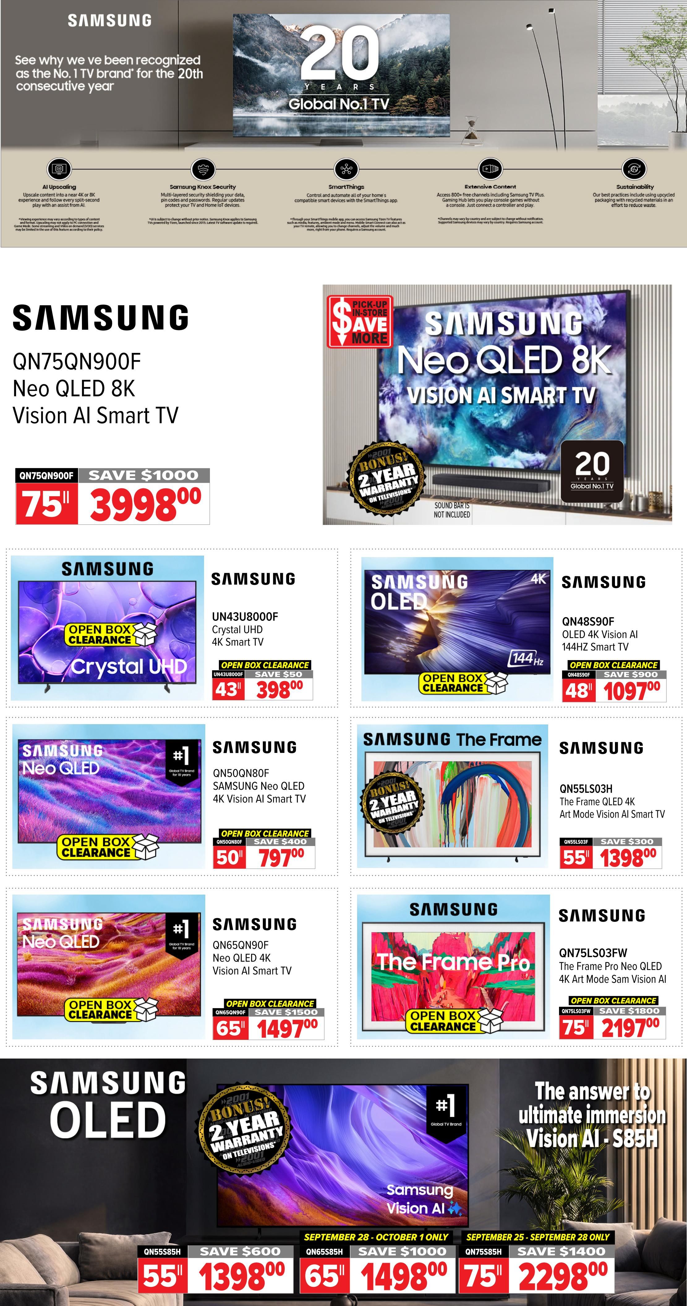 2001 Audio Video Flyer September 25 to October 1