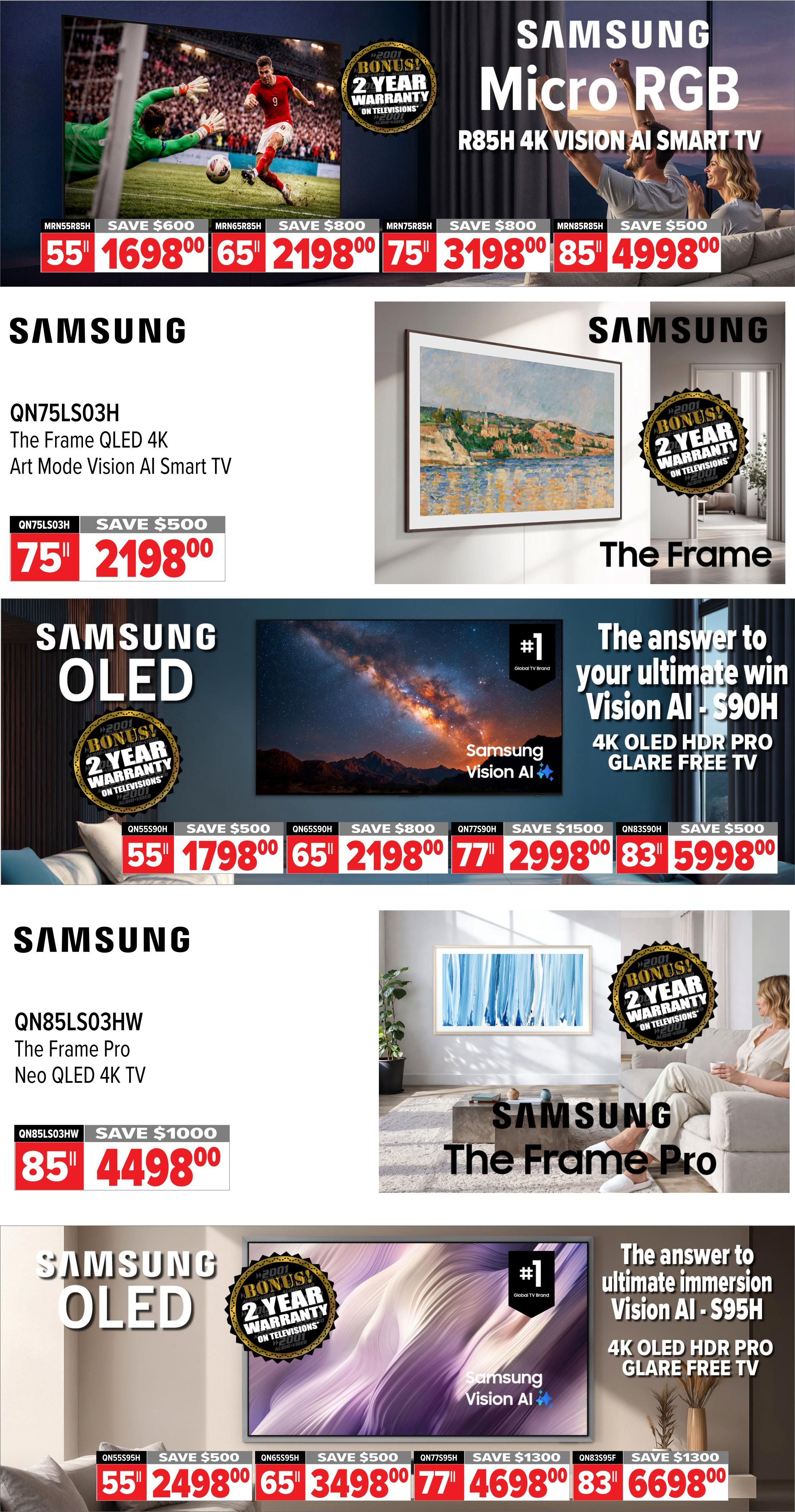 2001 Audio Video Flyer September 25 to October 1