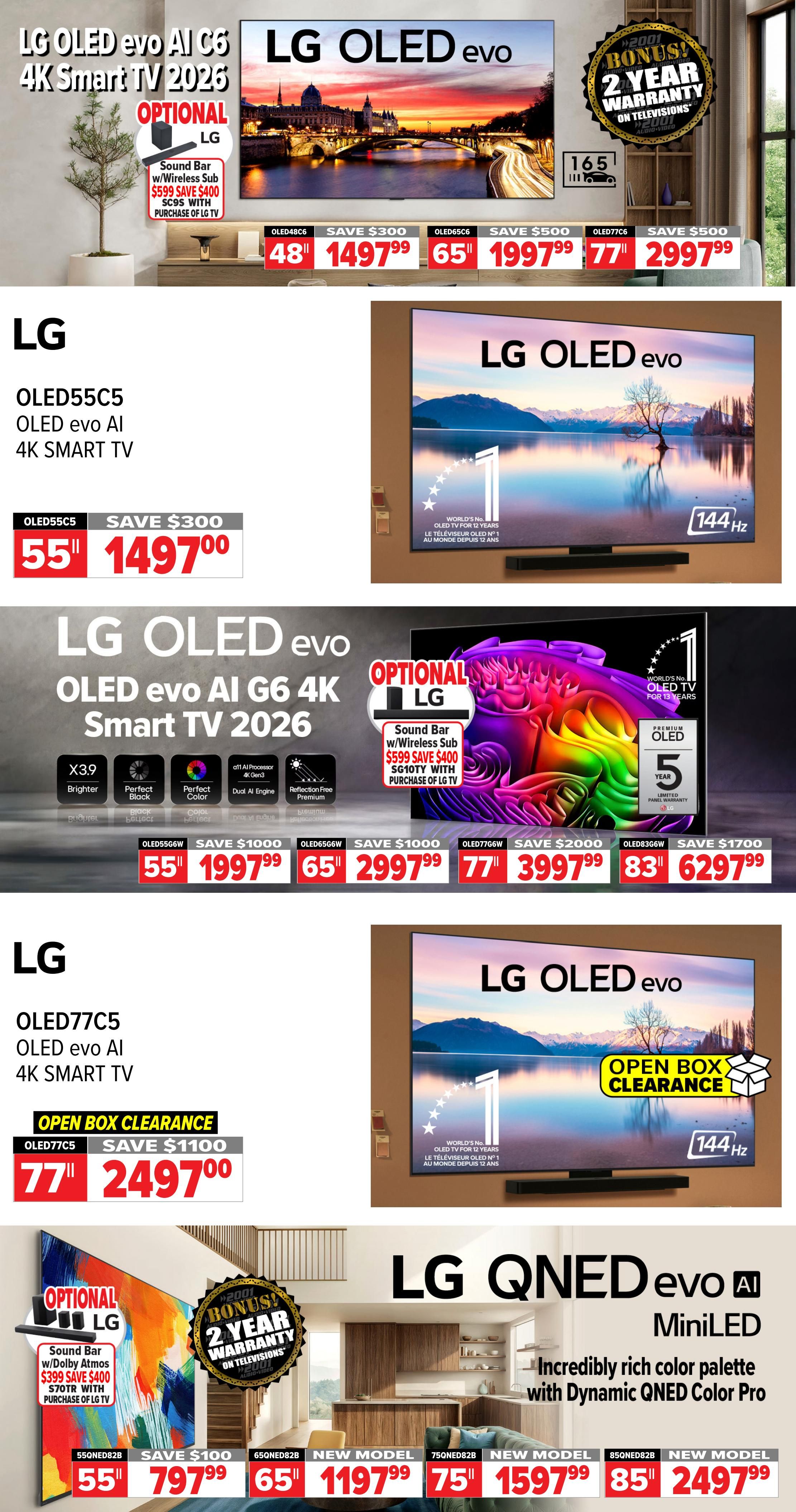 2001 Audio Video Flyer September 25 to October 1