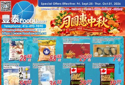 FoodyMart (Warden) Flyer September 25 to October 1