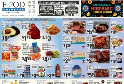 Food Universe (243 Schenactady Ave., Brooklyn, NY) Weekly Ad September 25 - October 1, 2026