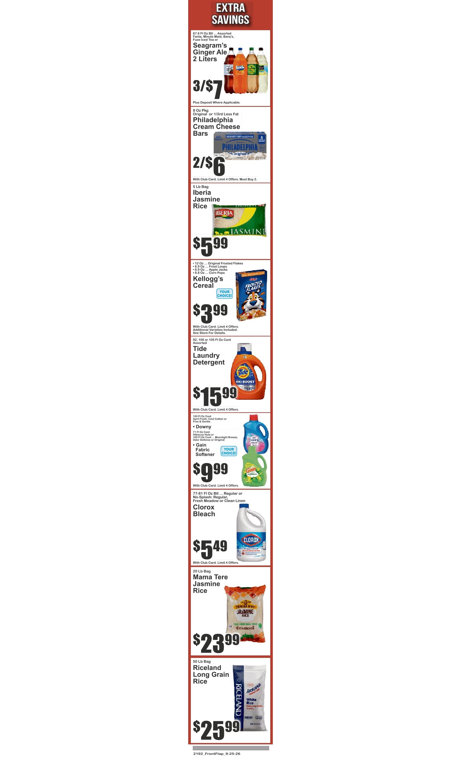 Food Universe (82 W. Kingsbridge Rd., Bronx, NY) Weekly Ad September 25 - October 1, 2026
